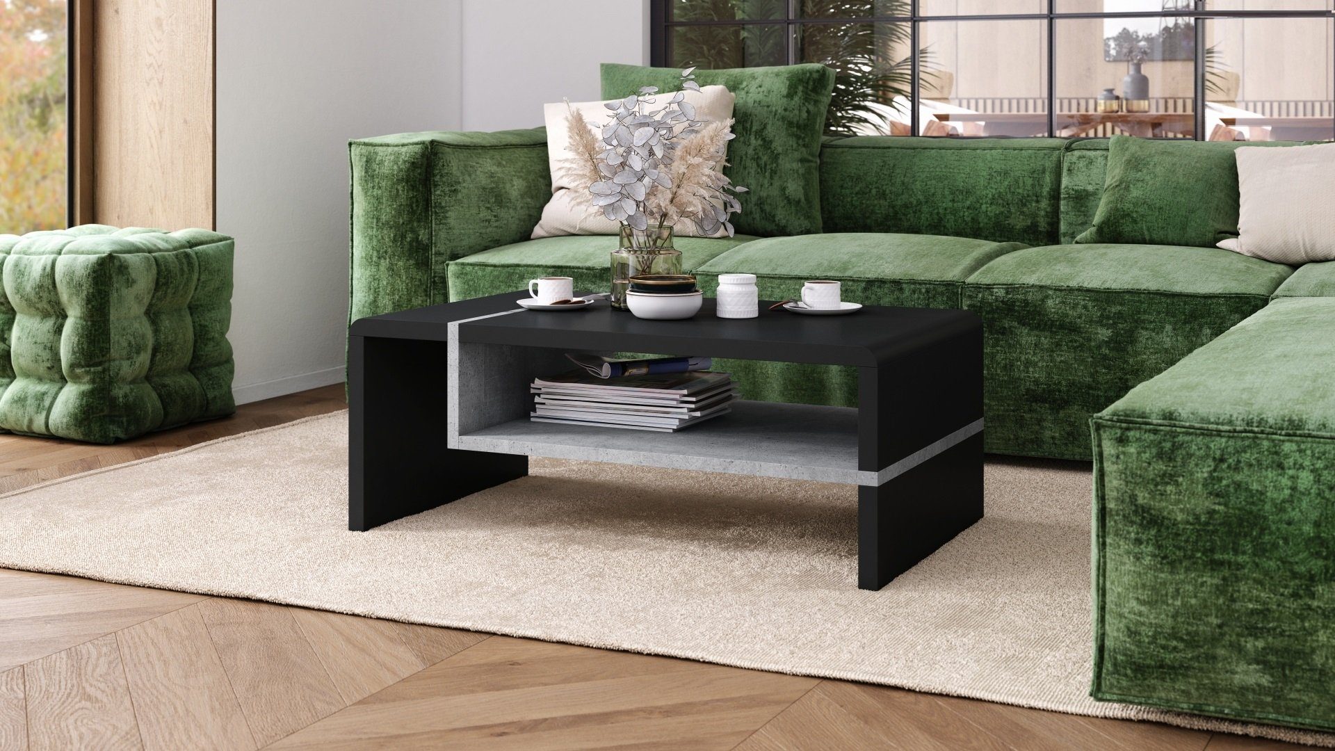 designimpex Couchtisch Design Wohnzimmertisch Folk 01 günstig online kaufen