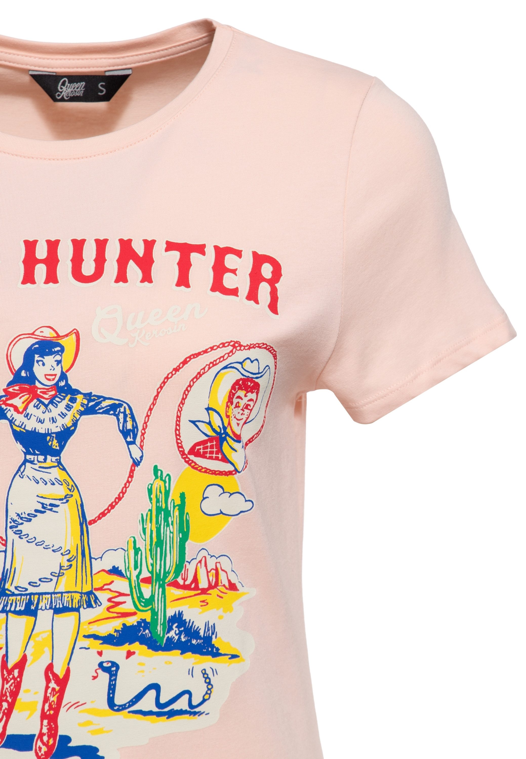 QueenKerosin Print-Shirt Head Hunter (1-tlg) im Western-Style