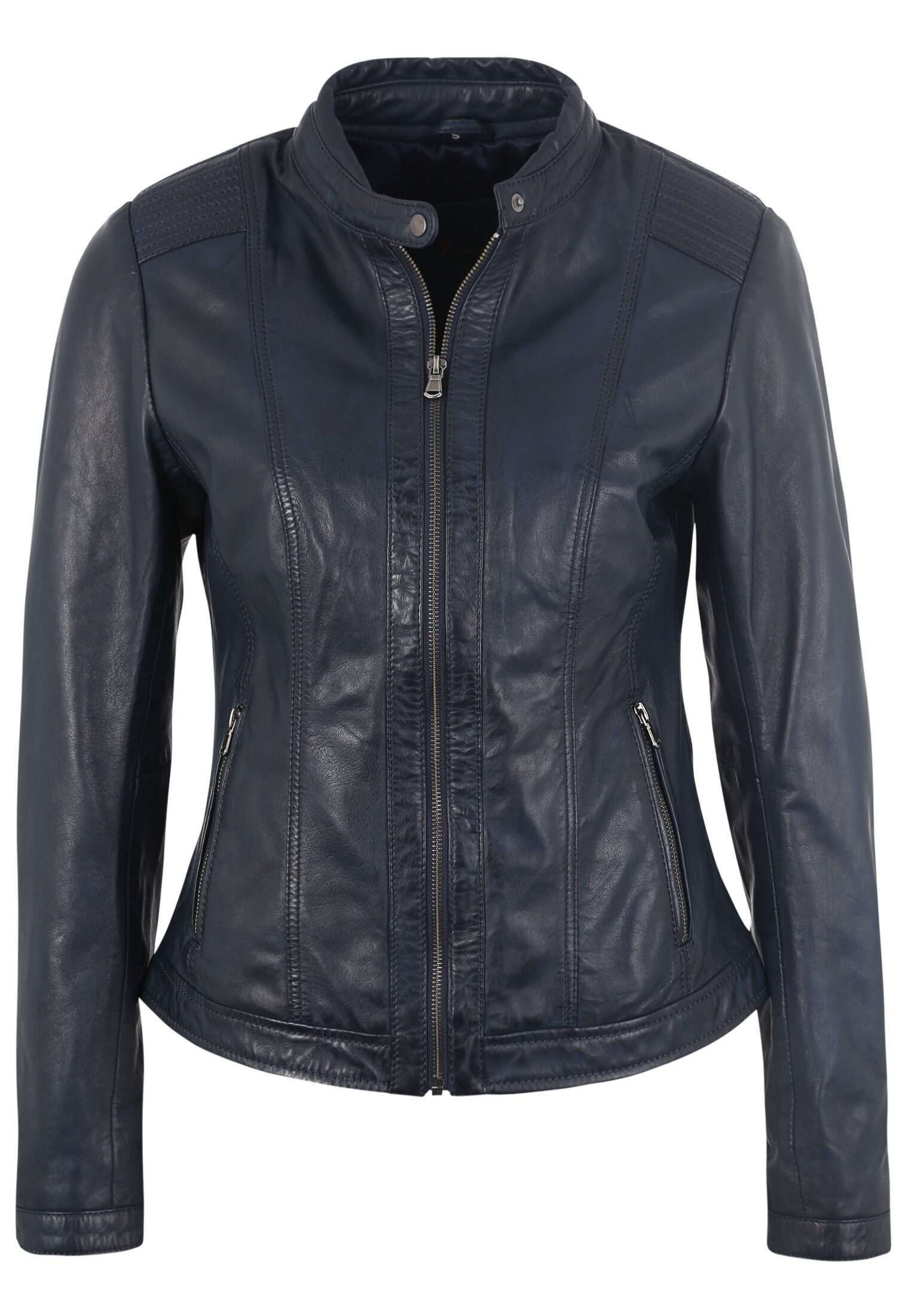 7eleven Lederjacke URSULA (1-St) mit Stehkragen günstig online kaufen