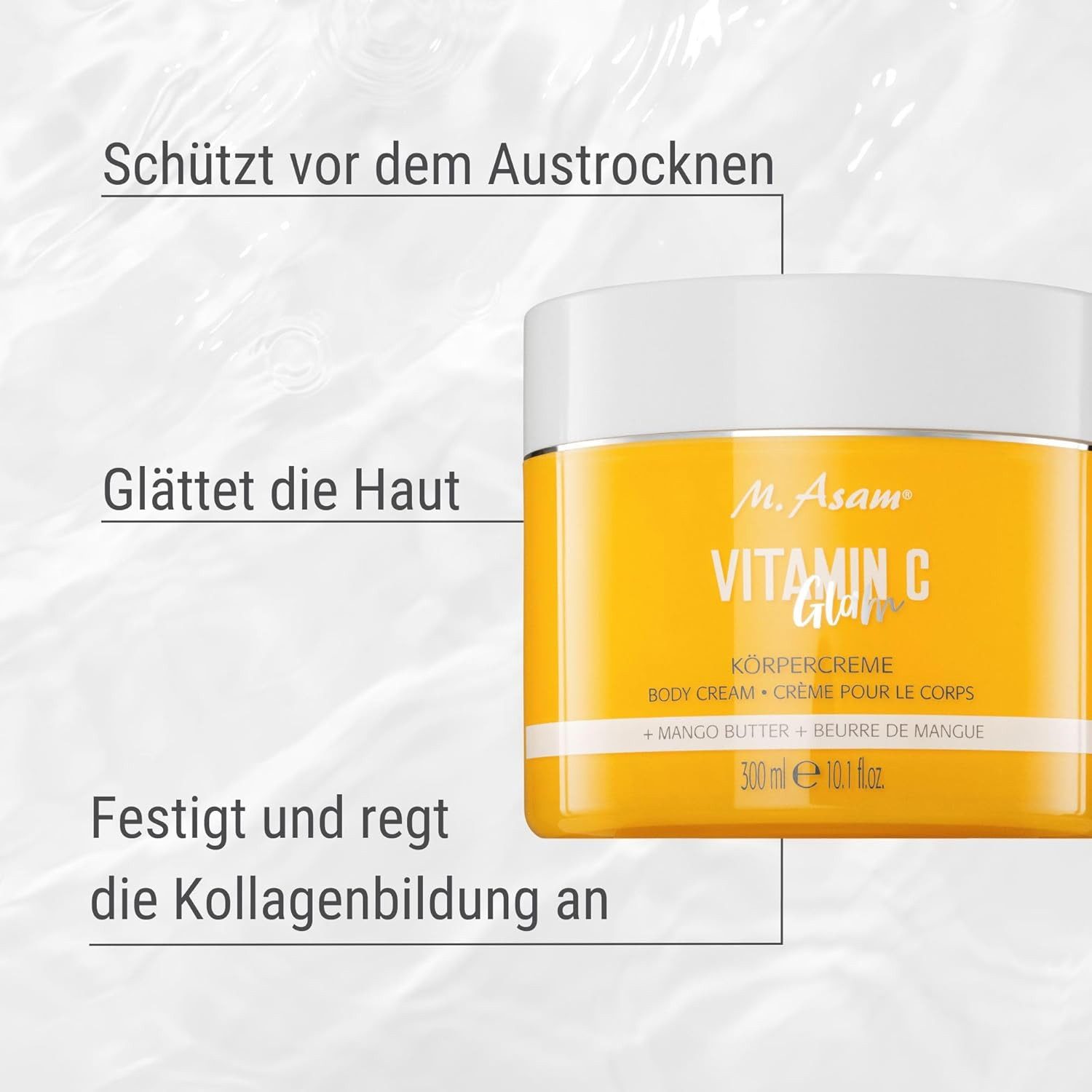 asambeauty Körpercreme VITAMIN C Glam Körpercreme, 1-tlg.