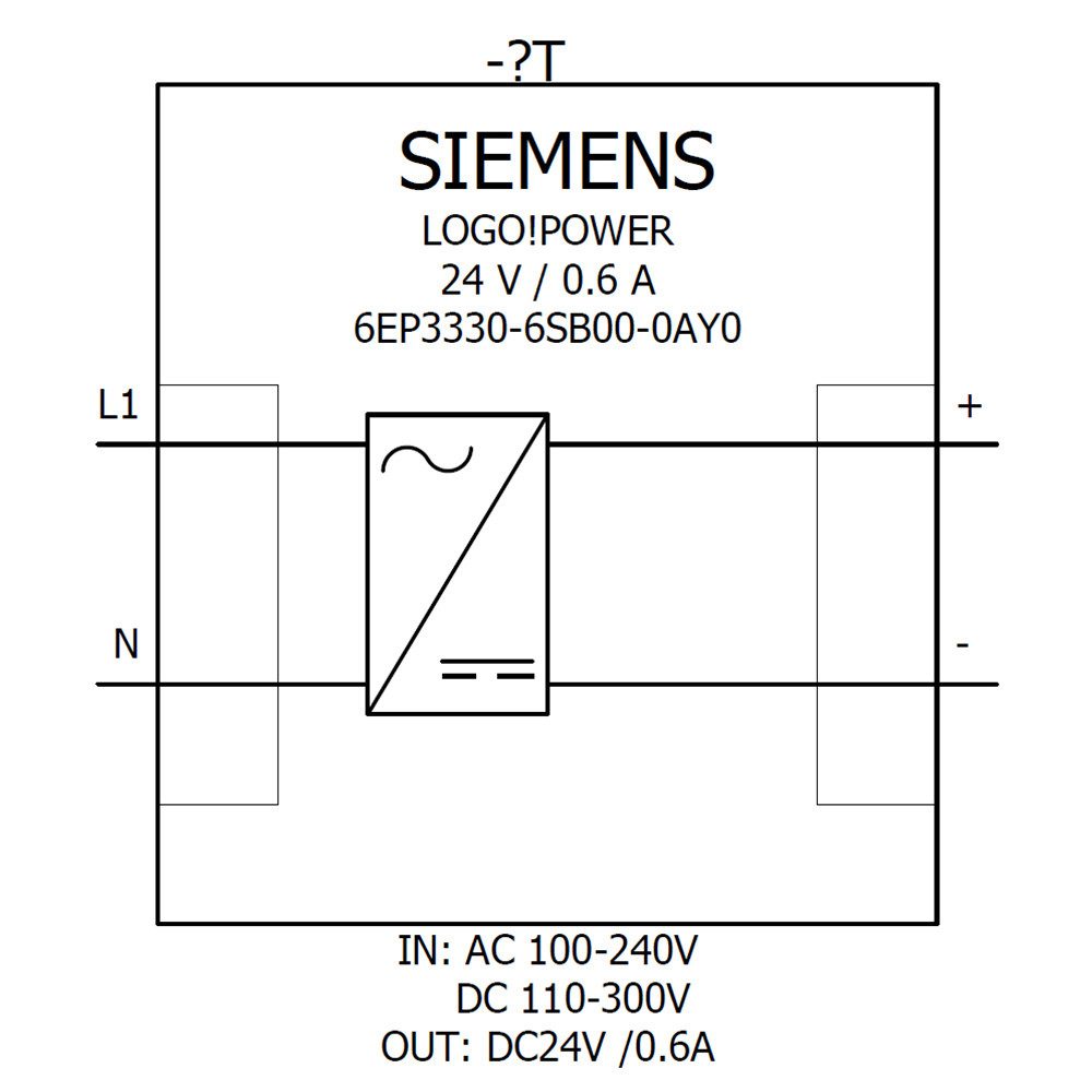 SIEMENS Siemens 6EP3330-6SB00-0AY0 Hutschienen-Netzteil (DIN-Rail) Inhal Hutschienen-Netzteil