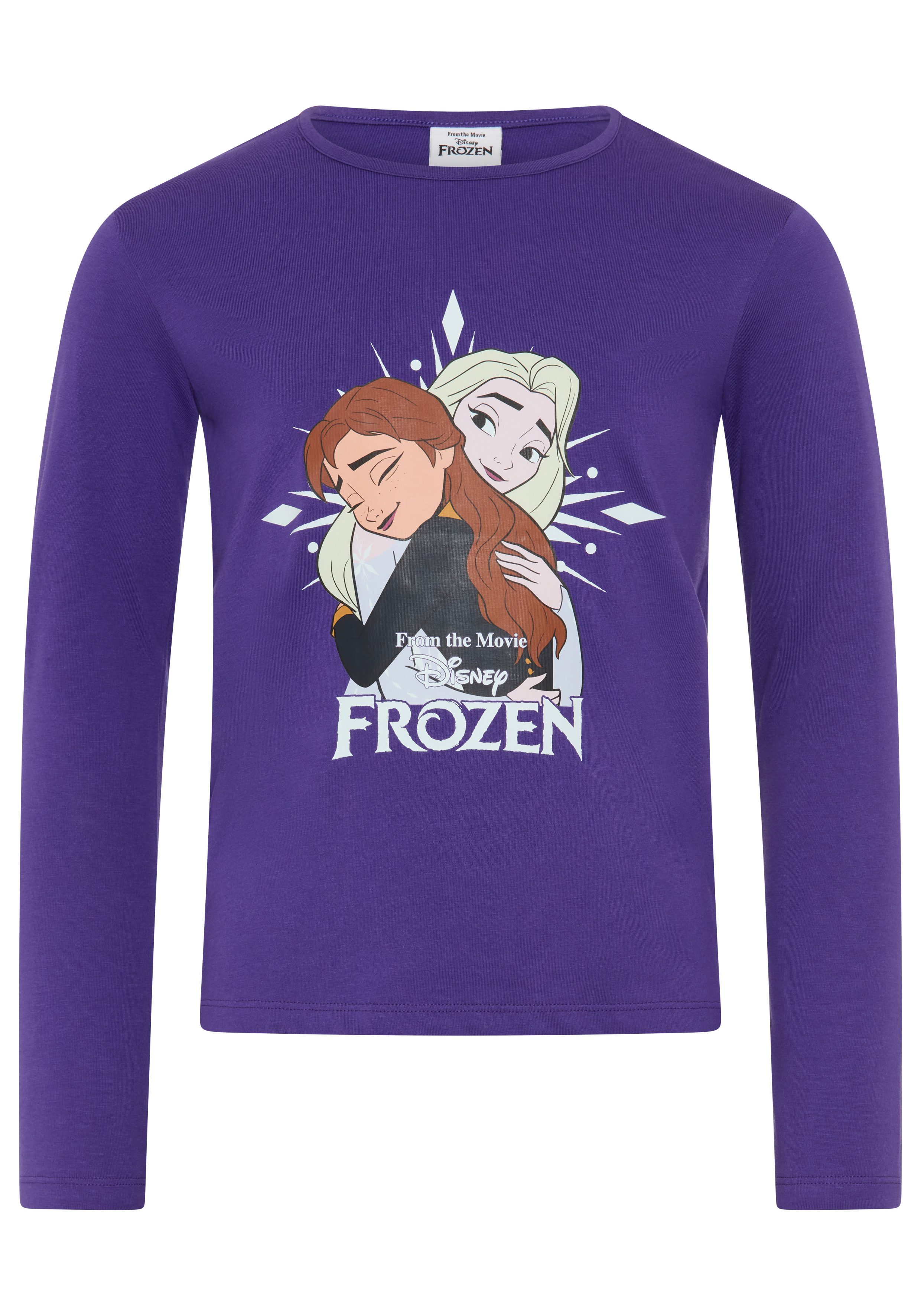 KIDSWORLD Langarmshirt FROZEN Shirt, Disney Disney-Shirt in Basic-Passform, Langarm, bedrucktes Design – Bild 5 von 5