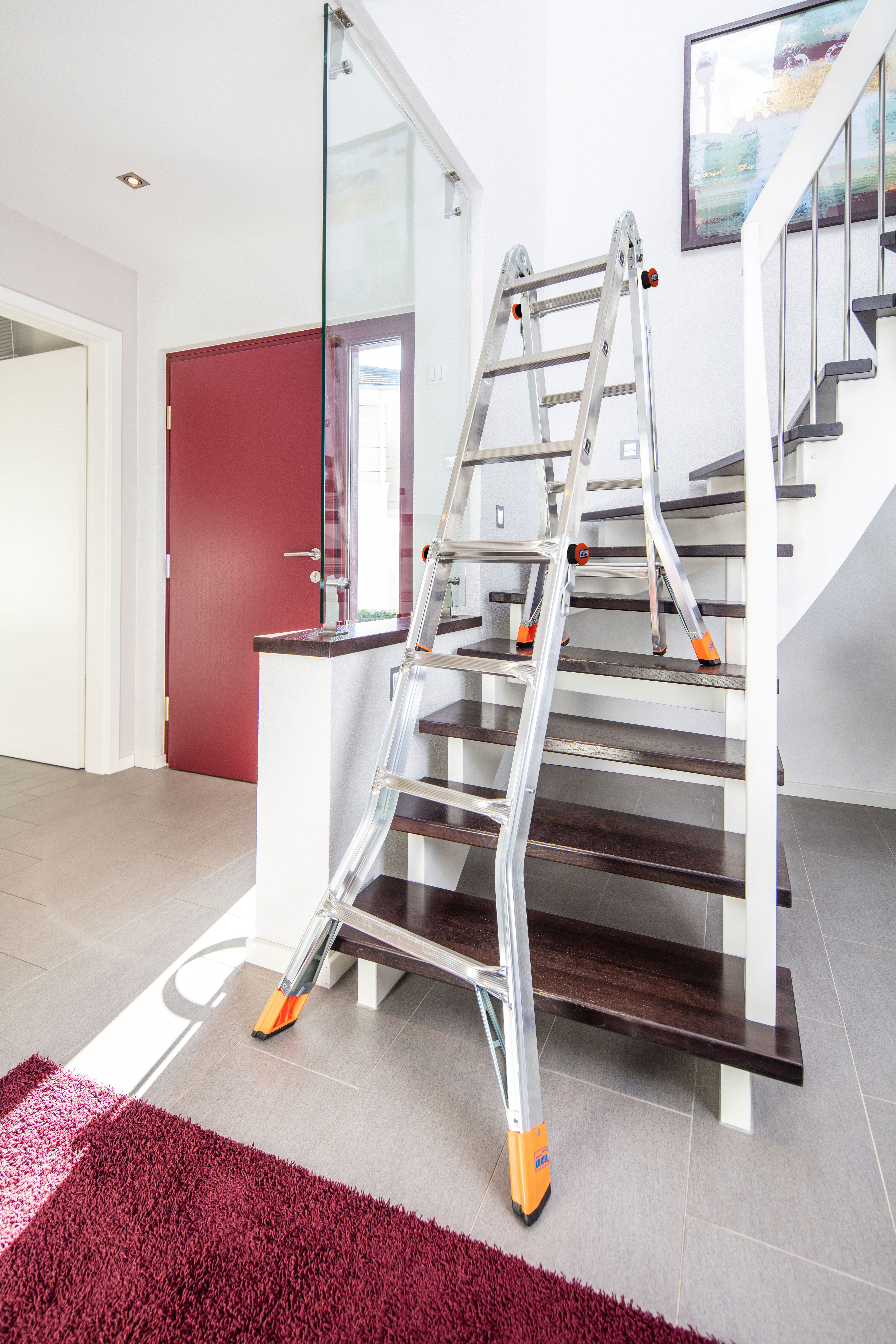 KRAUSE Teleskopleiter MONTO TeleMatic