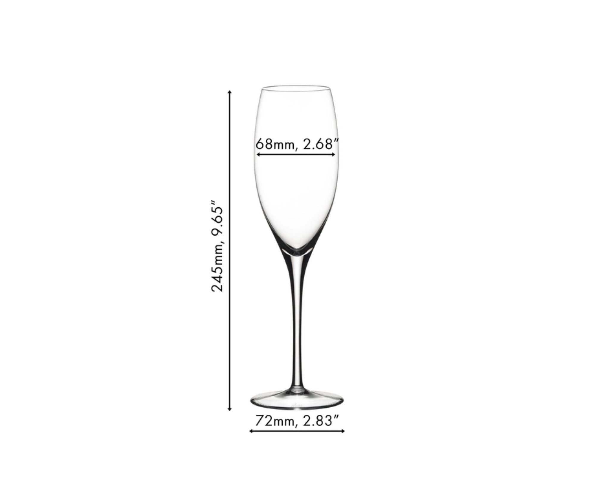 RIEDEL THE WINE GLASS COMPANY Champagnerglas Riedel Sommeliers Jahrgangschampagnerglas Vorteilset, Kristallglas