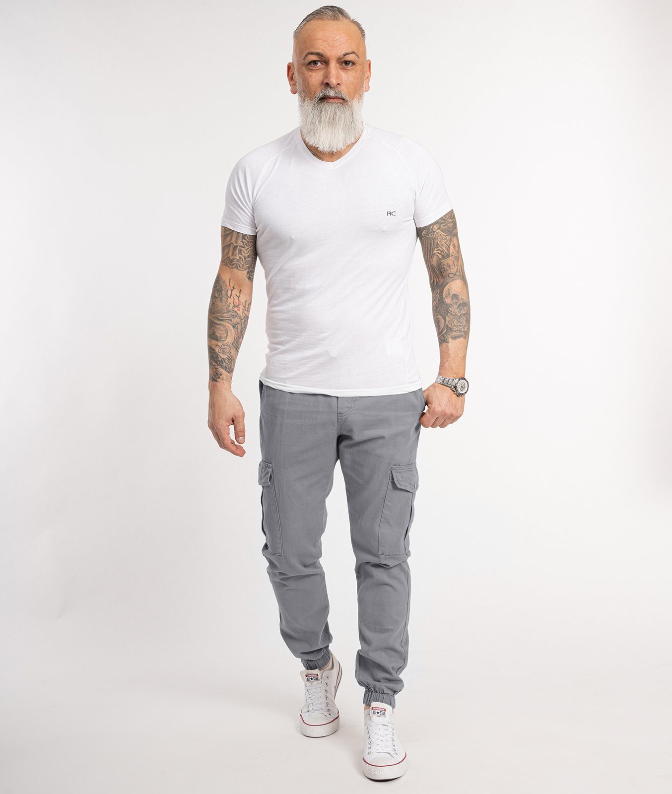 Rock Creek Cargohose Herren Caroghose mit Taschen RC-2356