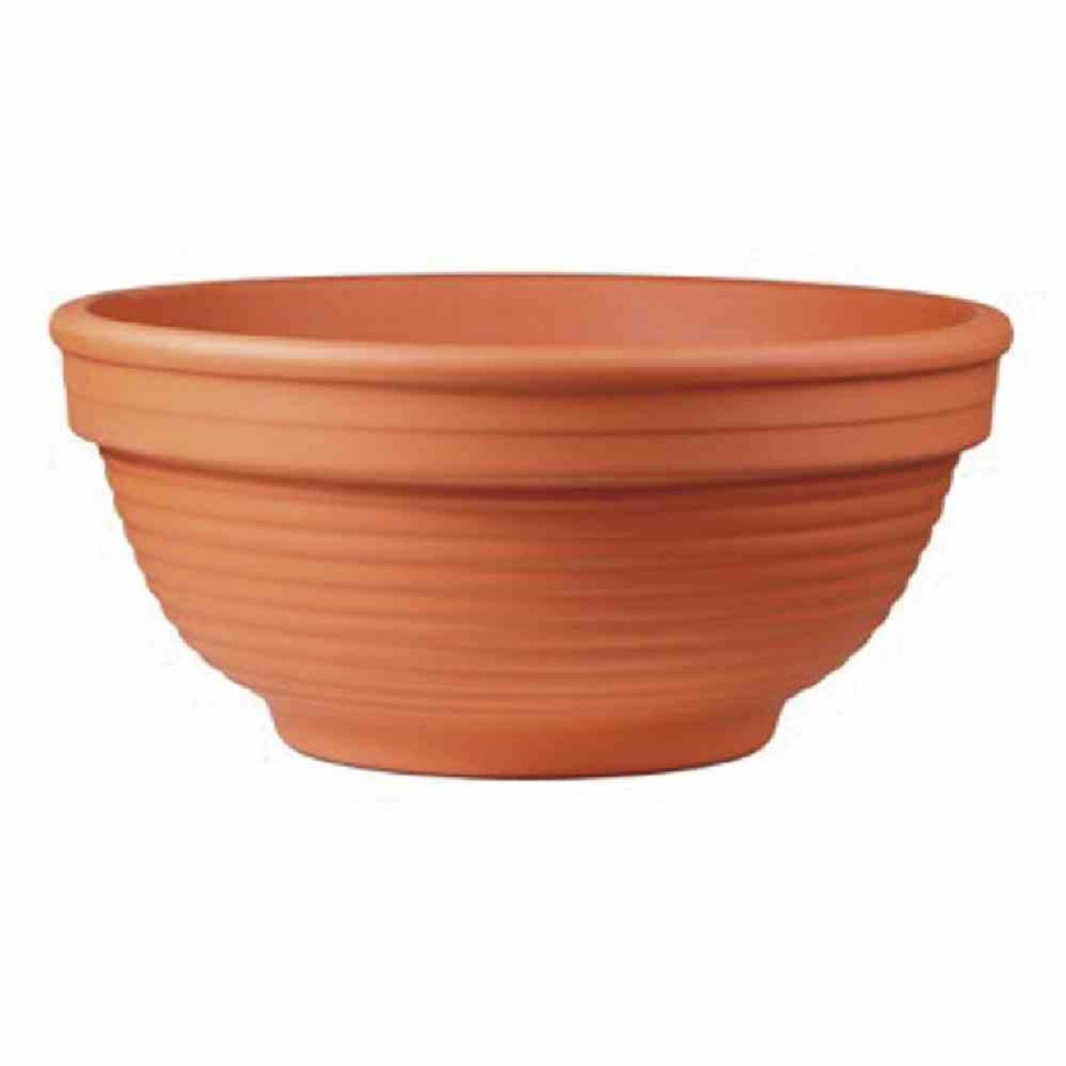 Spang Pflanzkübel Ton Pflanzschale 33cm terracotta Blumenschale Pflanztopf Blumentopf Pf