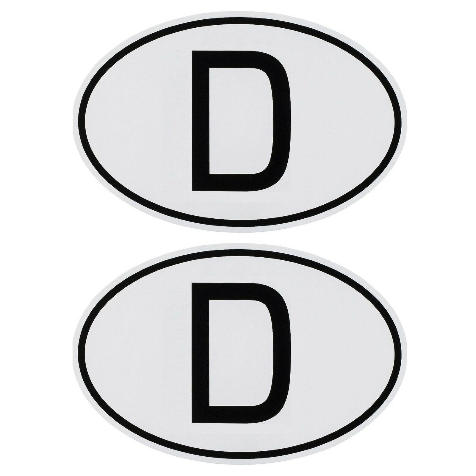 HR-IMOTION Hinweisschild »2 x D-Schild magnetisch Deutschland D Schild 2er  Set Magnet 13,5 cm« online kaufen | OTTO