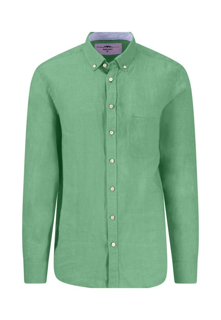 Businesshemd Fynch-Hatton / He.Hemd langarm / Premium Linen, B.D., 1/1