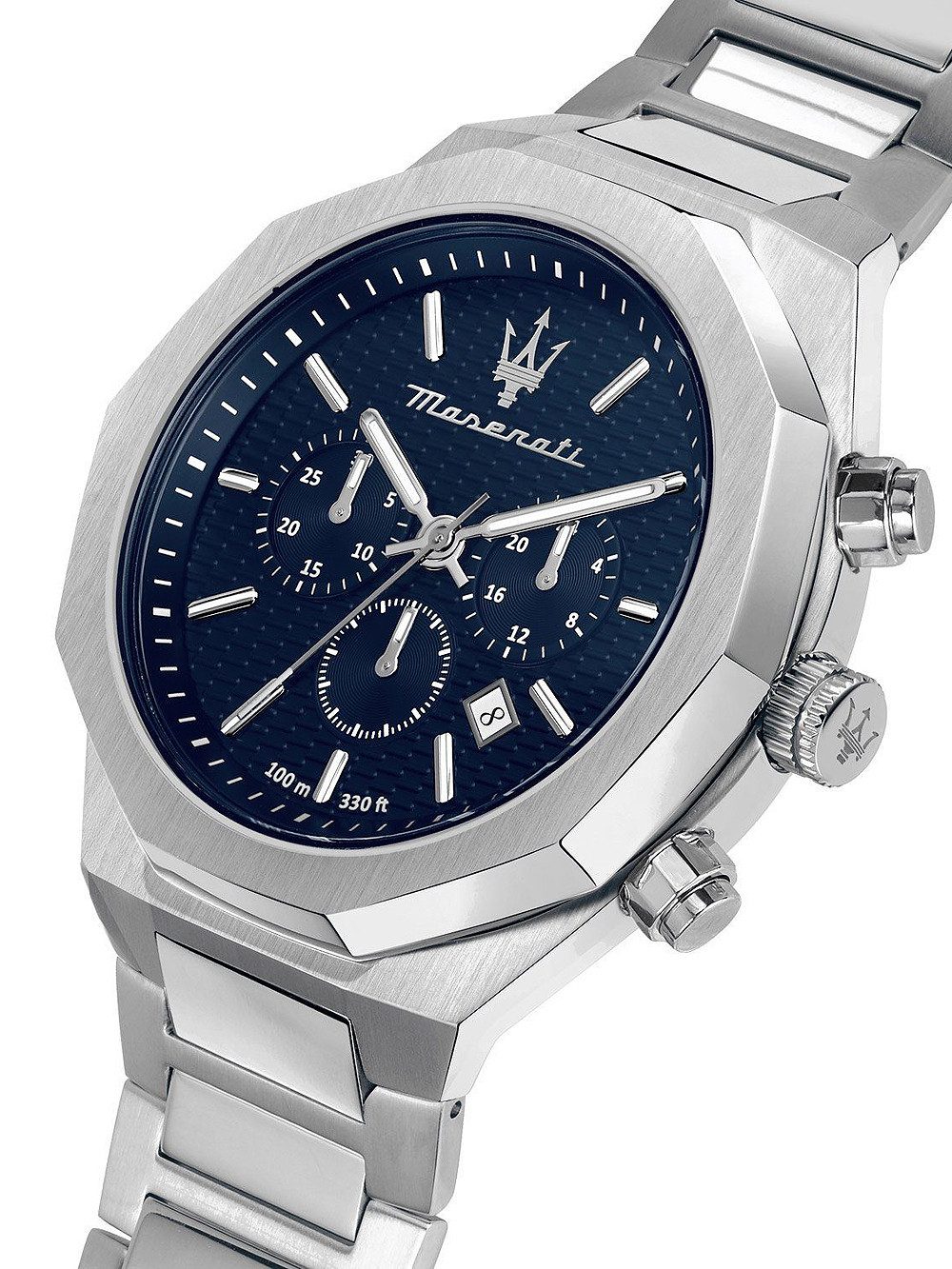 MASERATI Quarzuhr Maserati R8873642006 Stile Chronograph Herrenuhr 45mm 10A günstig online kaufen