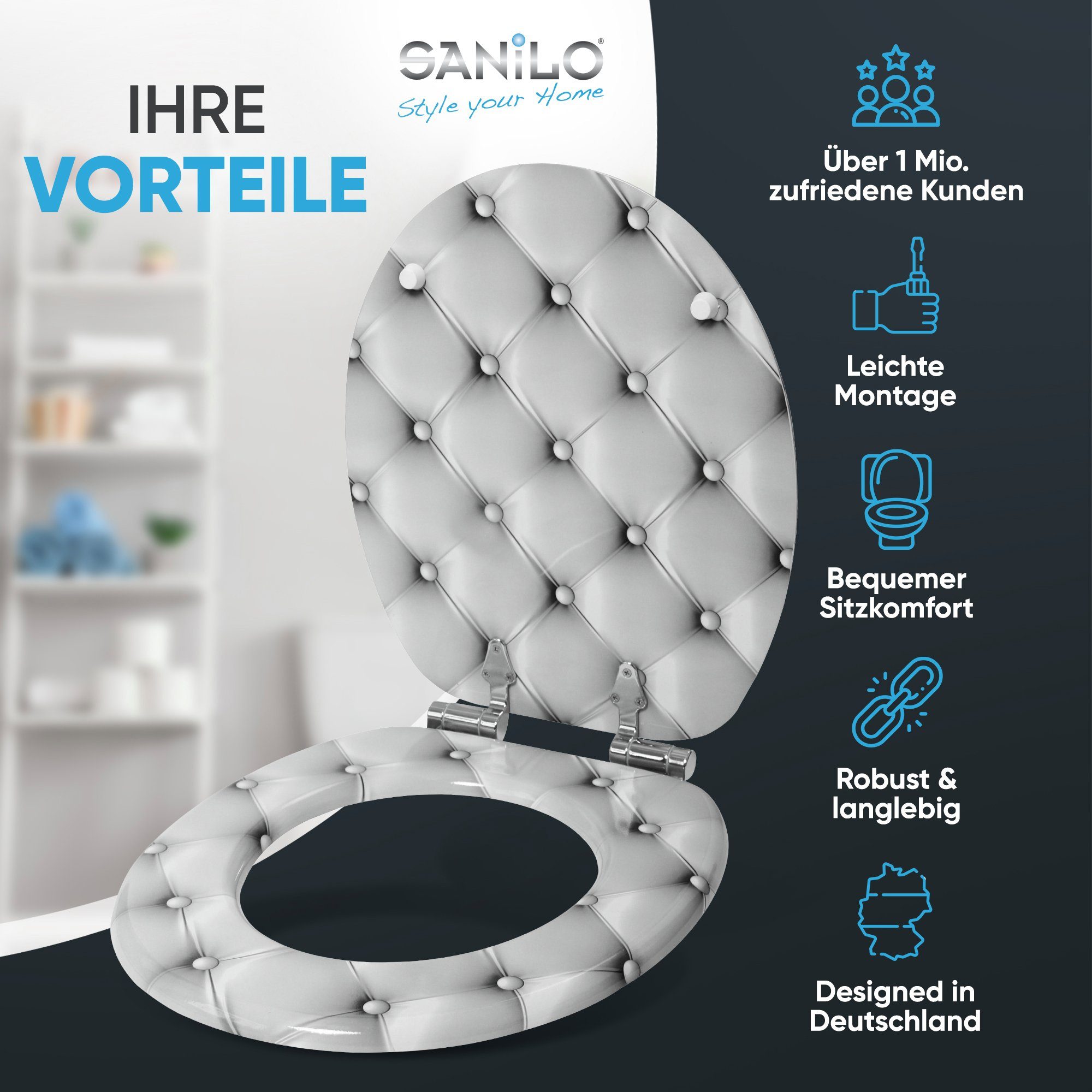 Sanilo WC-Sitz Comfort, mit Absenkautomatik, hochwertig günstig online kaufen