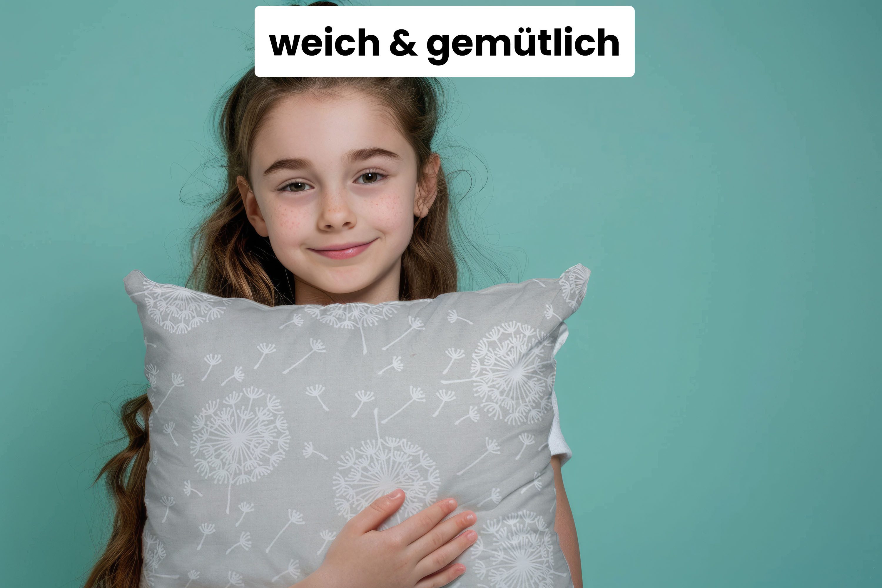 Amilian Dekokissen mit Füllung und Kissenbezug günstig online kaufen