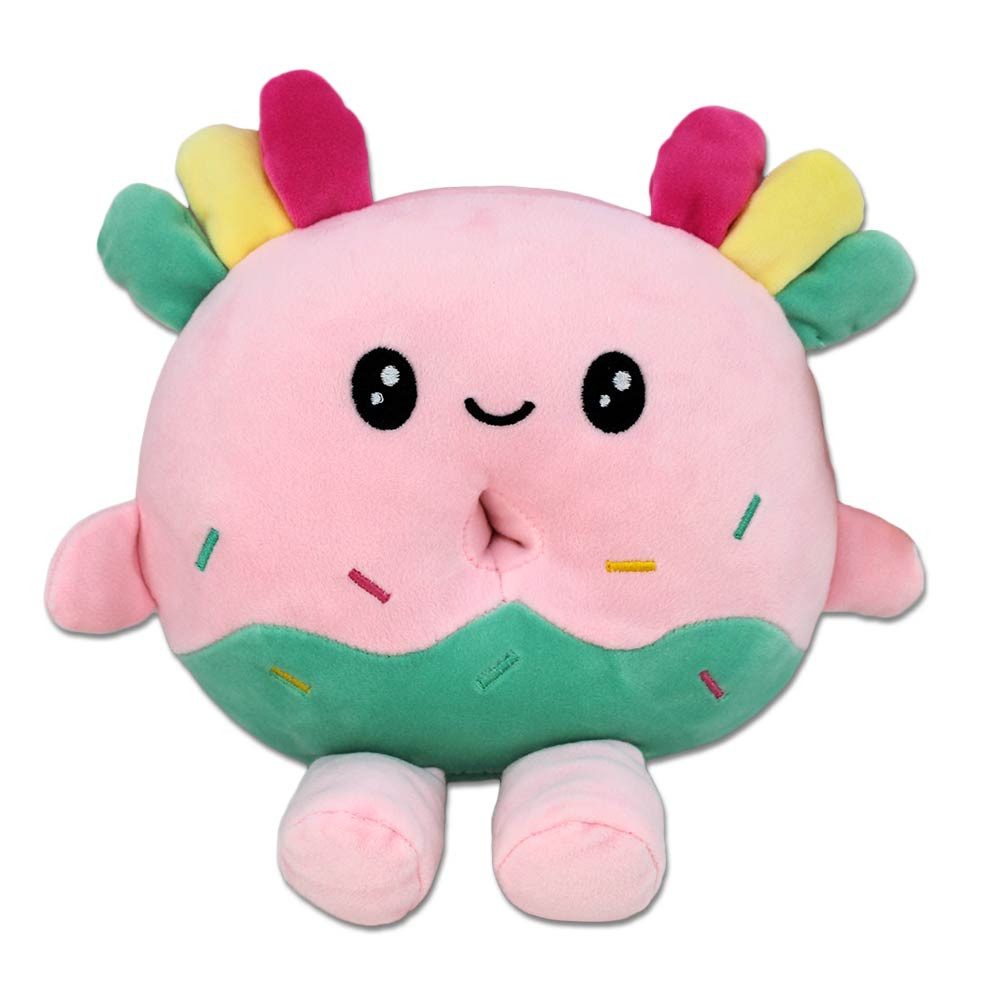 PMS Tierkuscheltier Kawaii Donut Kuscheltier mit Gesicht - ca. 18 cm