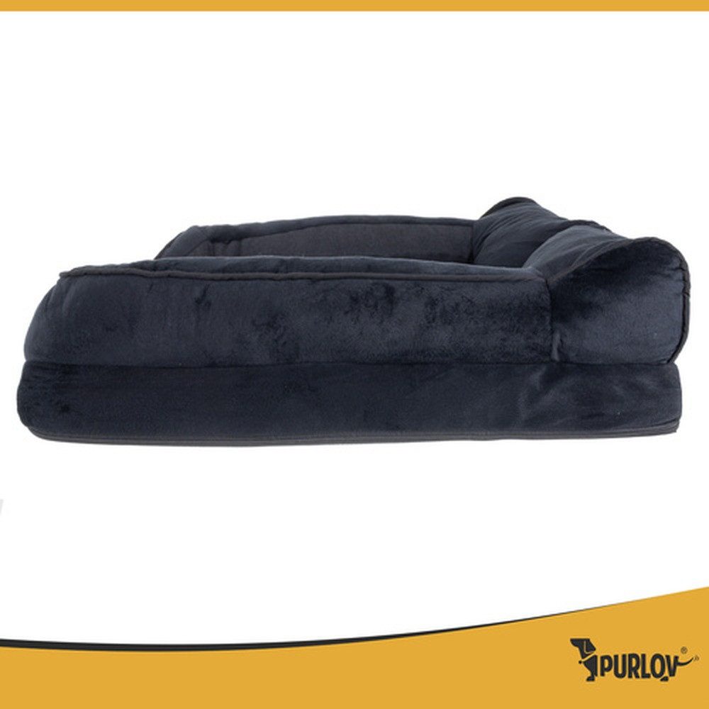 Purlov Hundebett Orthopädisches Bett Schlafbett, Effektive Isolation gegen kalte Böden und hoher Liegekomfort