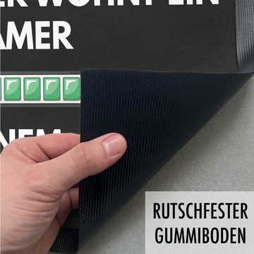 Fußmatte Gamer Zocker Fußmatte Geschenk Gamergirl Freund Freundin Geschenkidee, Trendation