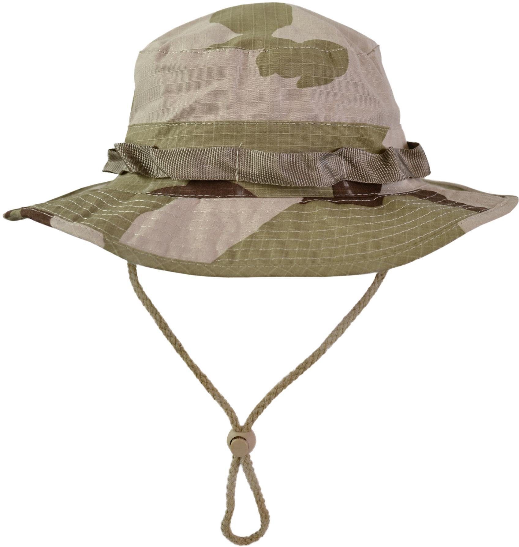 Hut Boonie Mütze Boondock Army Safari Buschhut Sonnenhut 3-Color-Desert Hat normani Sommenschutzhut Outdoorhut