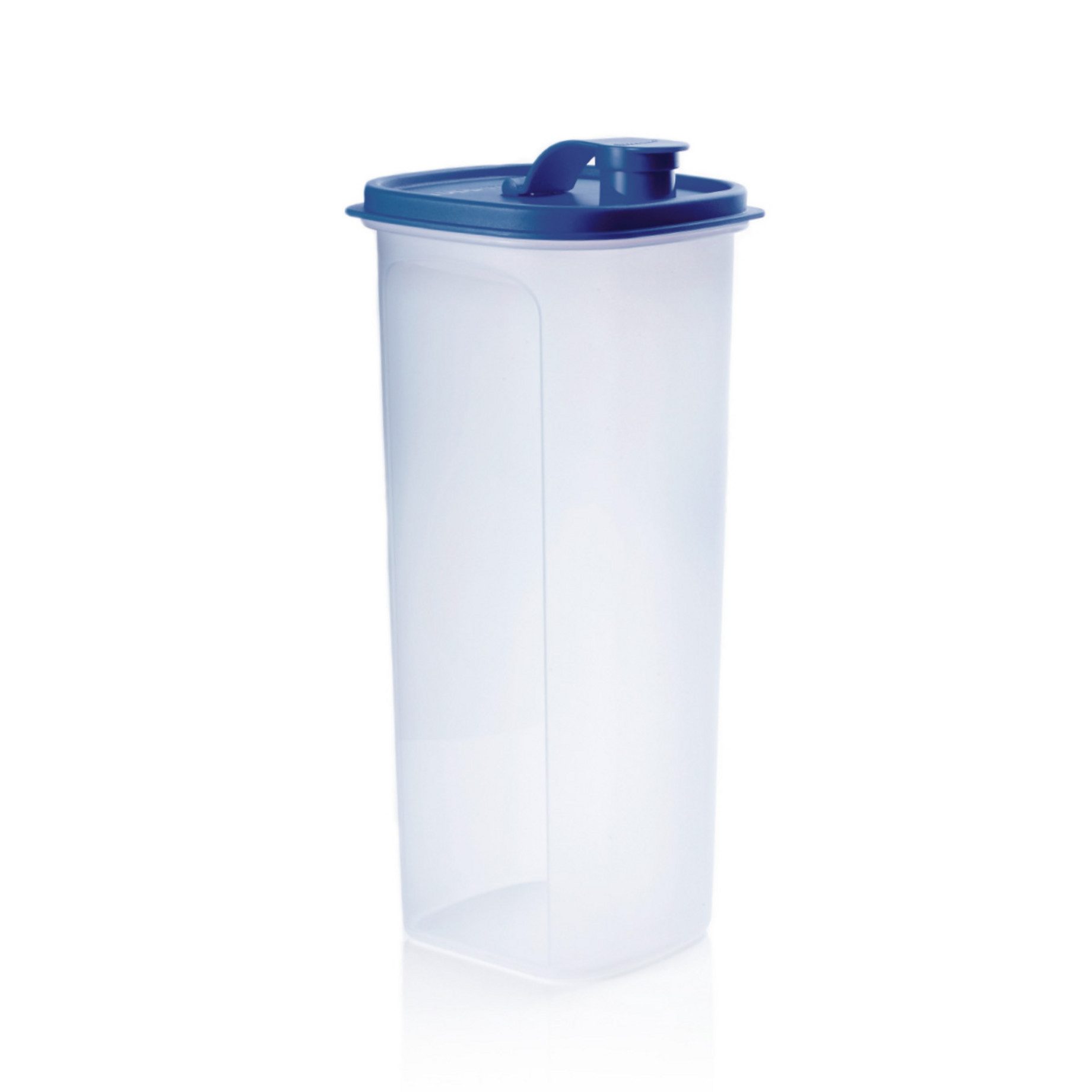 TUPPERWARE Trinkflasche Tupperware Erfrischer mit dunkelblauen Deckel ohne Sieb 2 Liter