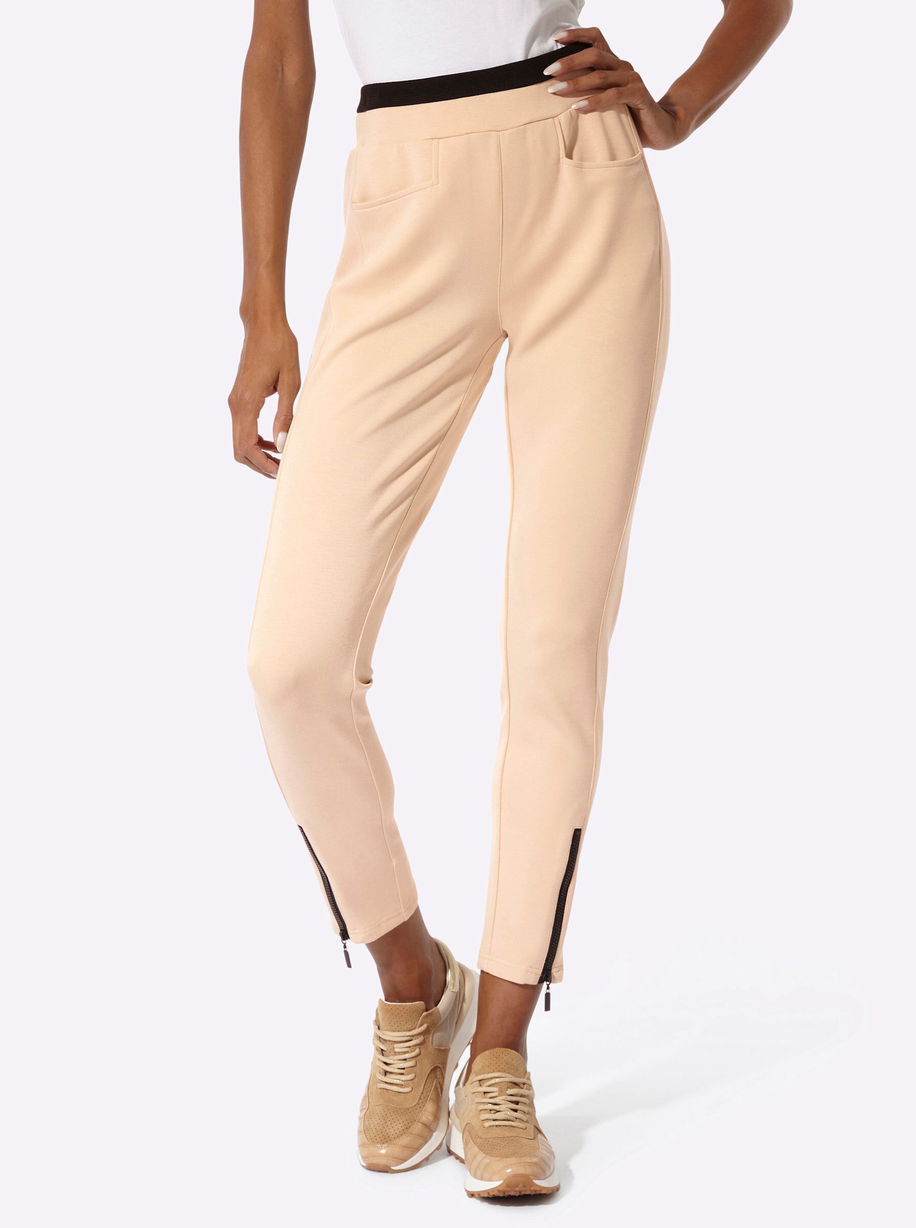 creation L Jerseyhose Modal-Mix-Jersey-Hose komfortabel