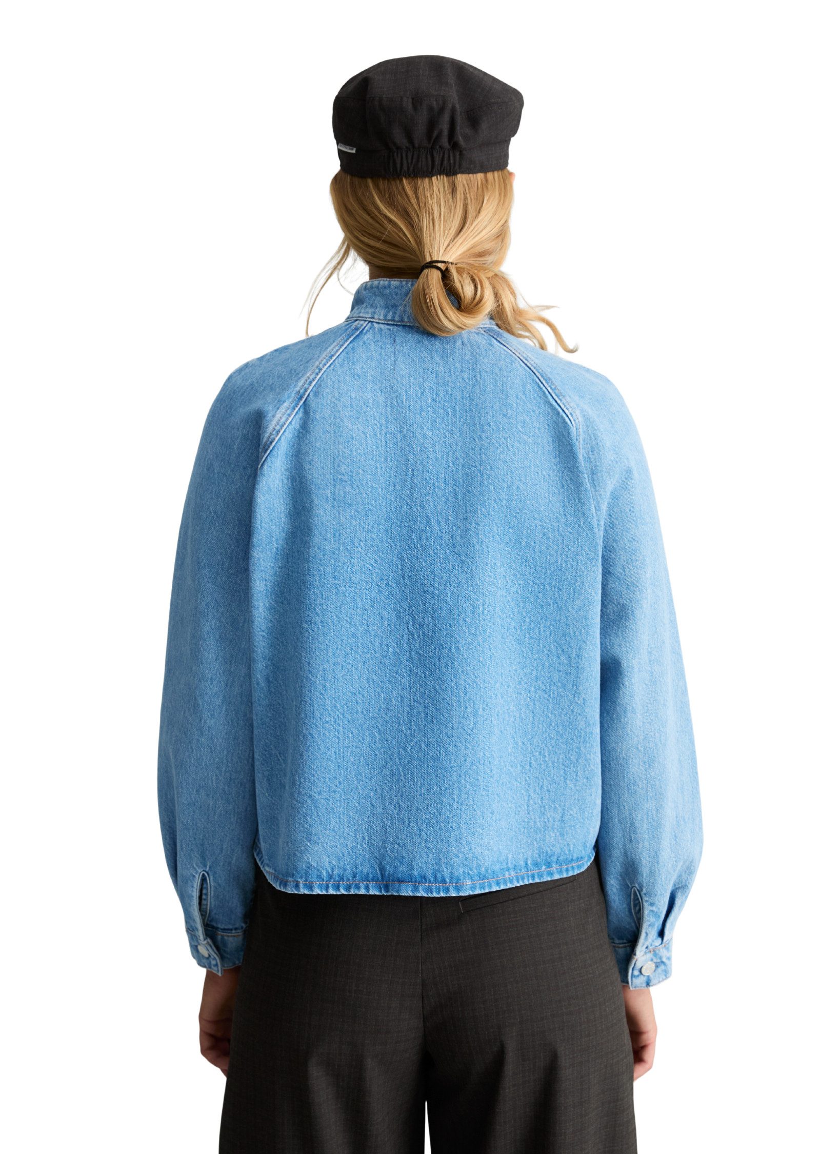 Marc O'Polo DENIM Jeansbluse aus reiner Bio-Baumwolle – Bild 3 von 5