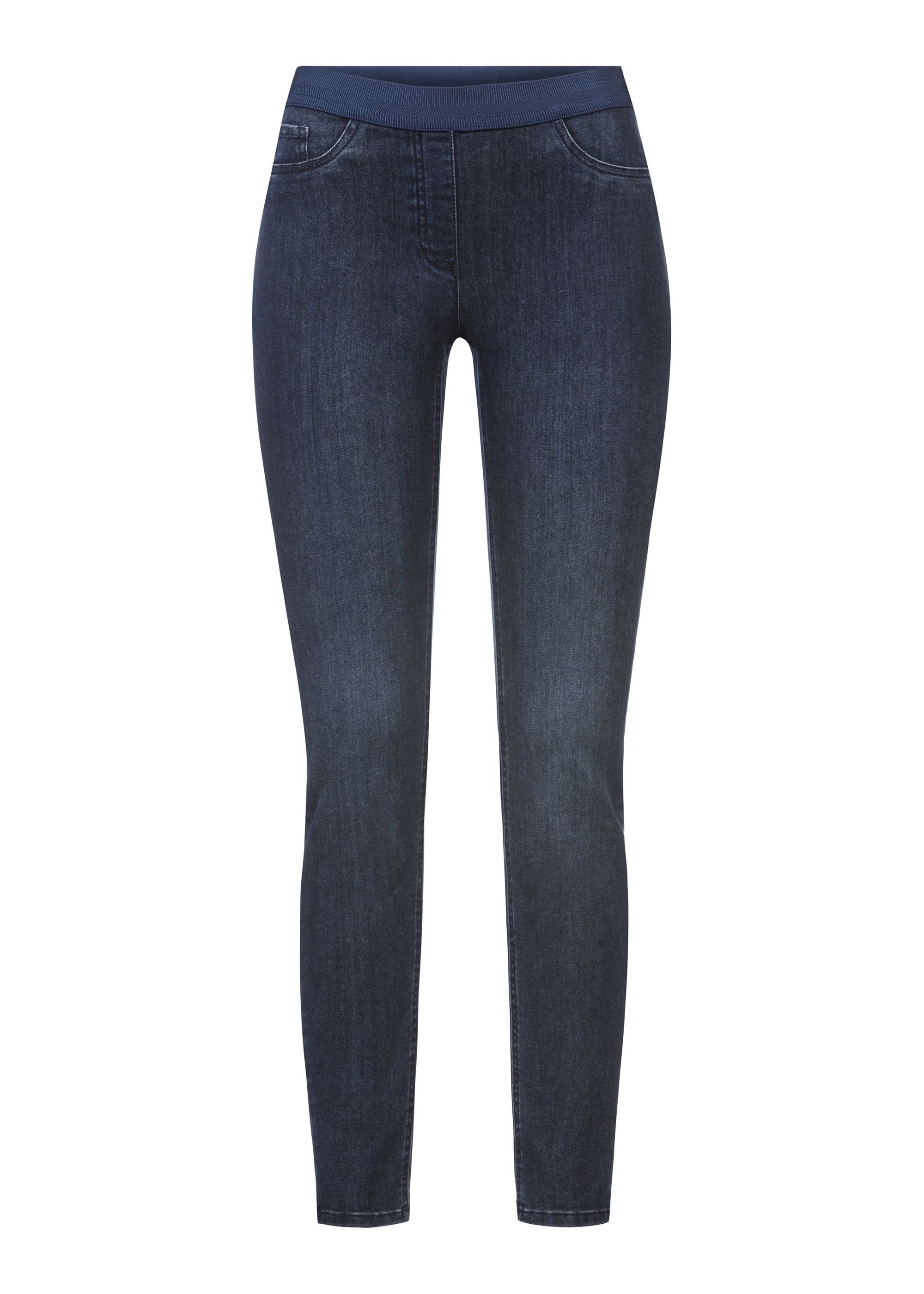 Slim-fit-Jeans Fit (using) Stehmann Sissi pitch blue Slim