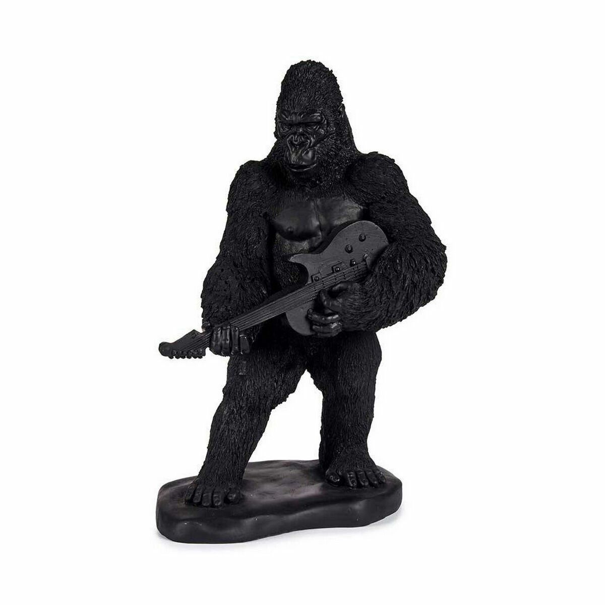 3 Gift 38 Stück Decor cm 27 17,5 Dekoobjekt x x Schwarz Deko-Figur Gorilla Gitarre