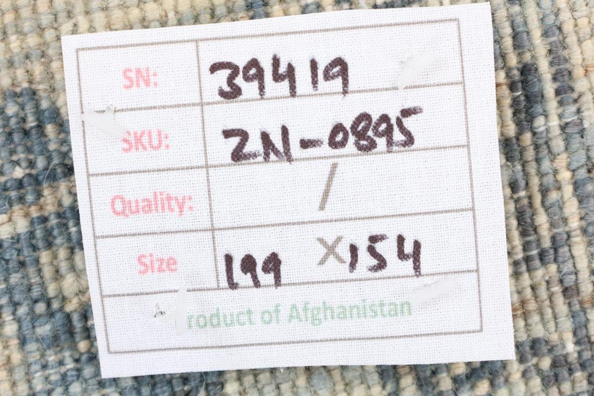 Colored Handgeknüpfter 154x199 Orientteppich Farahan Nain Ziegler mm 6 Trading, Moderner, rechteckig, Höhe:
