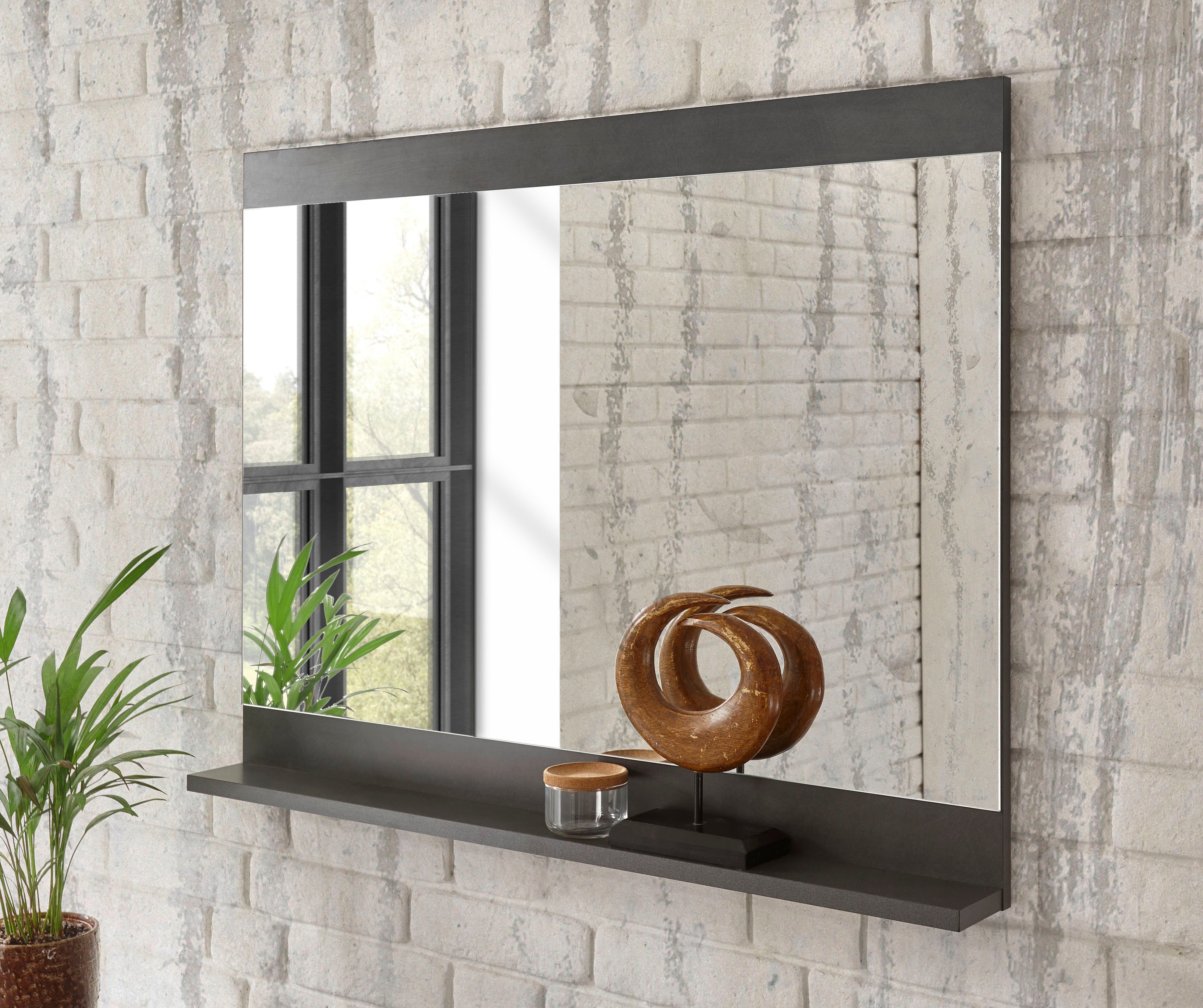 Home affaire Wandspiegel Brooklyn, moderner Spiegel, Garderobenspiegel, uni günstig online kaufen