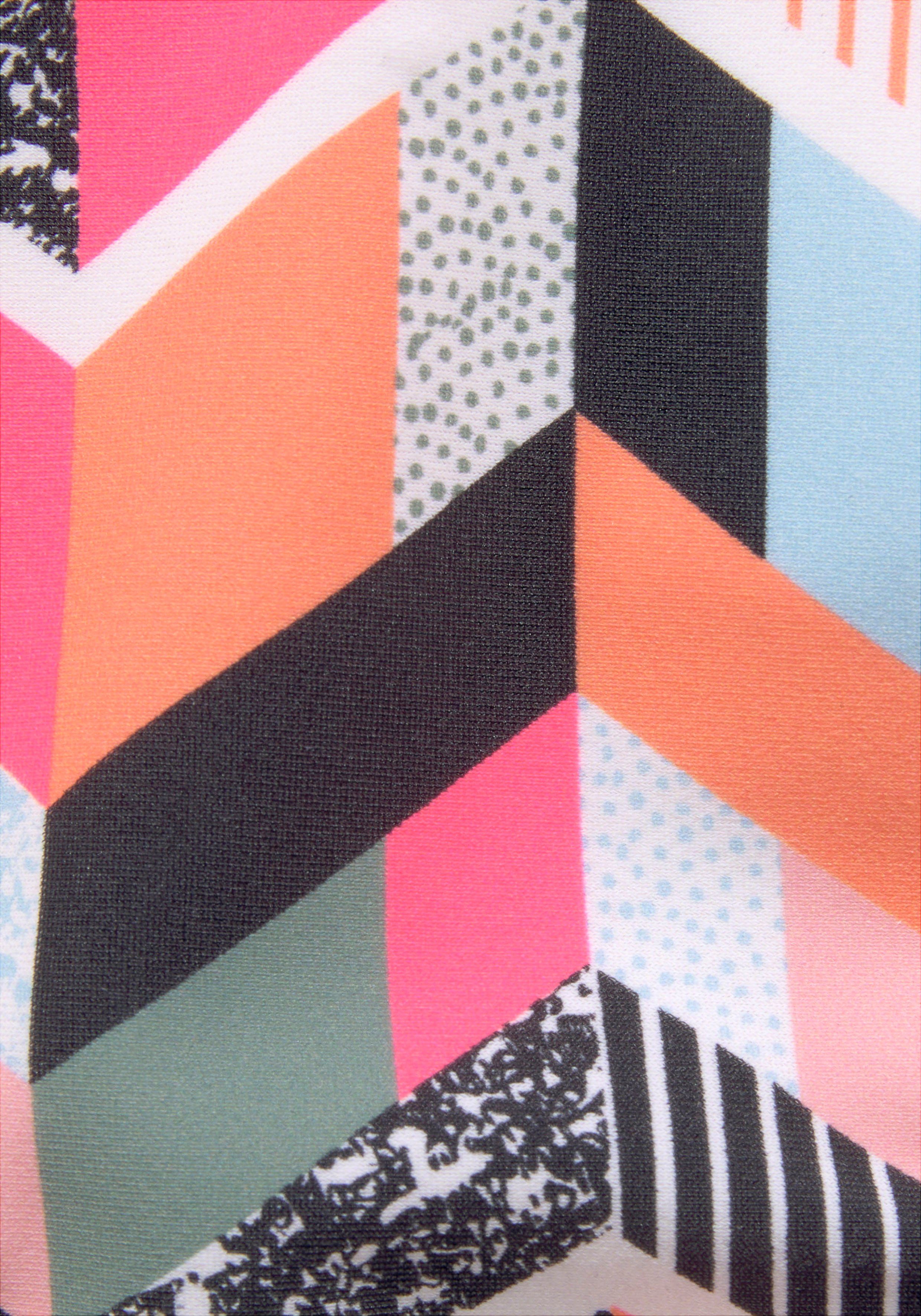 Buffalo Bustier-Bikini mit geometrischem Print