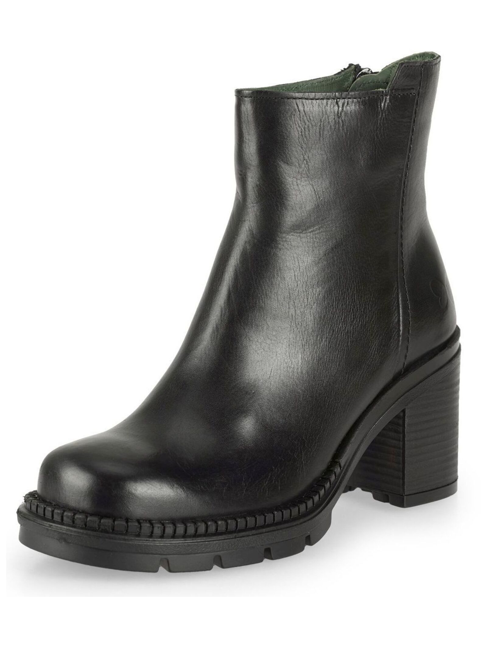 Stiefelette Glattleder High-Heel-Stiefelette