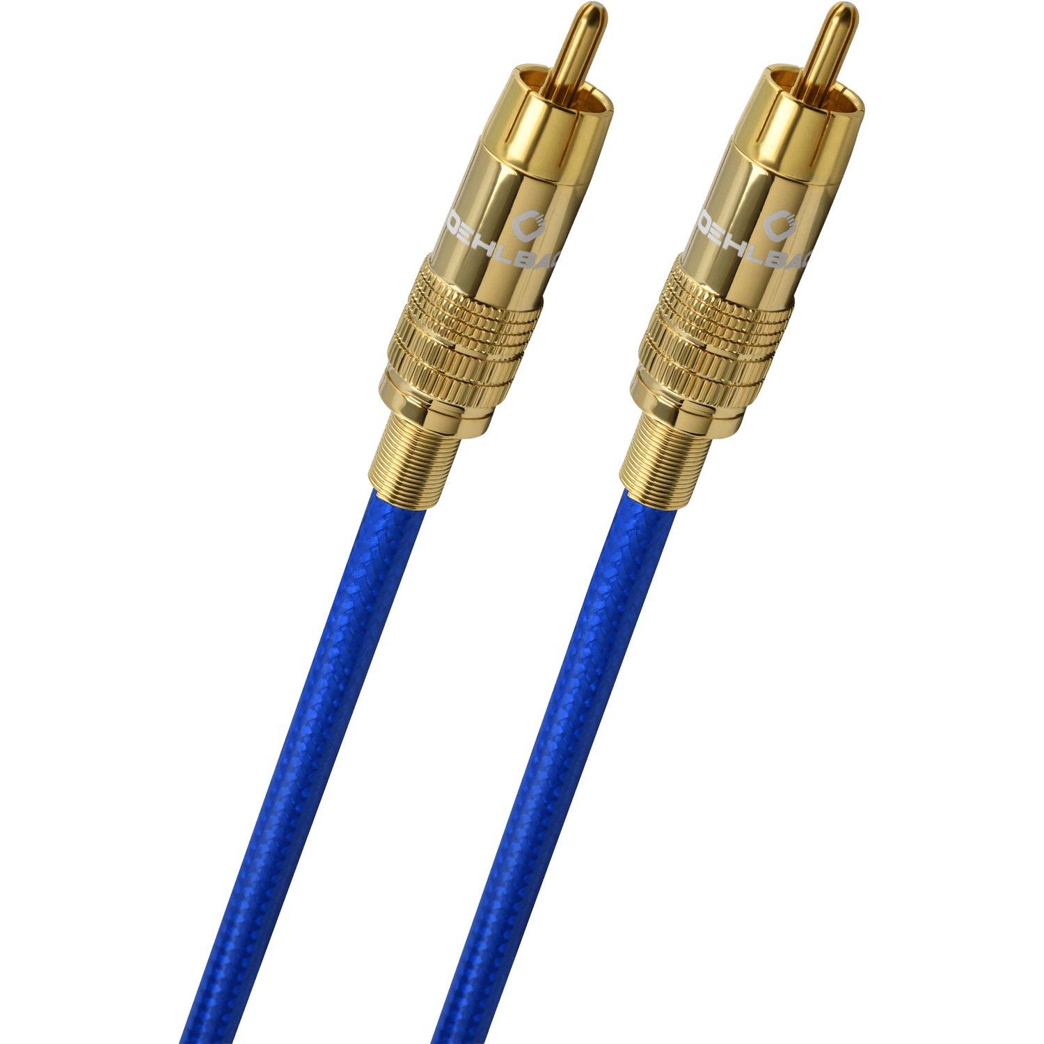 Oehlbach »NF 113 DI 200 - Digitales Audio-Cinchkabel (Hochwertiges S/PDIF  Koaxialkabel, Mehrfach Schirmung, 75 Ohm) 2,00 m - blau« Audio-Kabel,  Cinch, Cinch (200 cm)