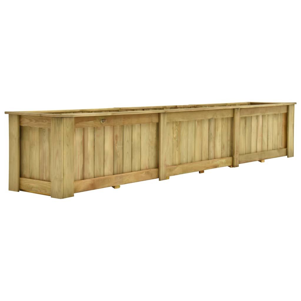 vidaXL Hochbeet 291 x 50 x 50 cm Hochbeet 291x50x50 cm Kiefernholz Imprägniert