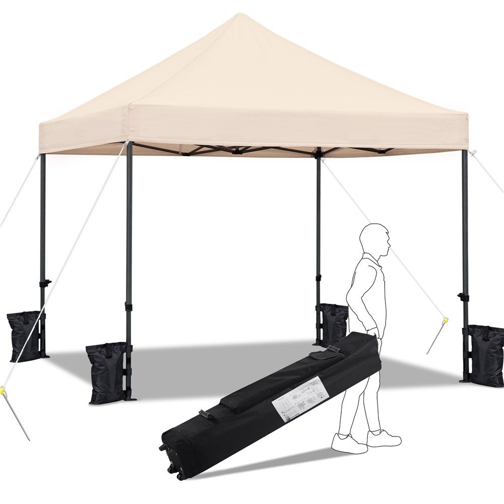 Yaheetech Faltpavillon 3x3m, Pavillon inkl. Tasche günstig online kaufen