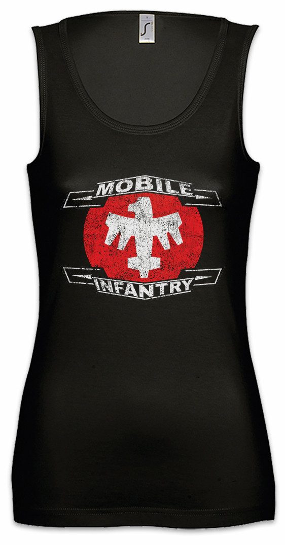 Tanktop Mobile Infantry Logo Ärmelloses Damen T-Shirt Federation Flag Starship