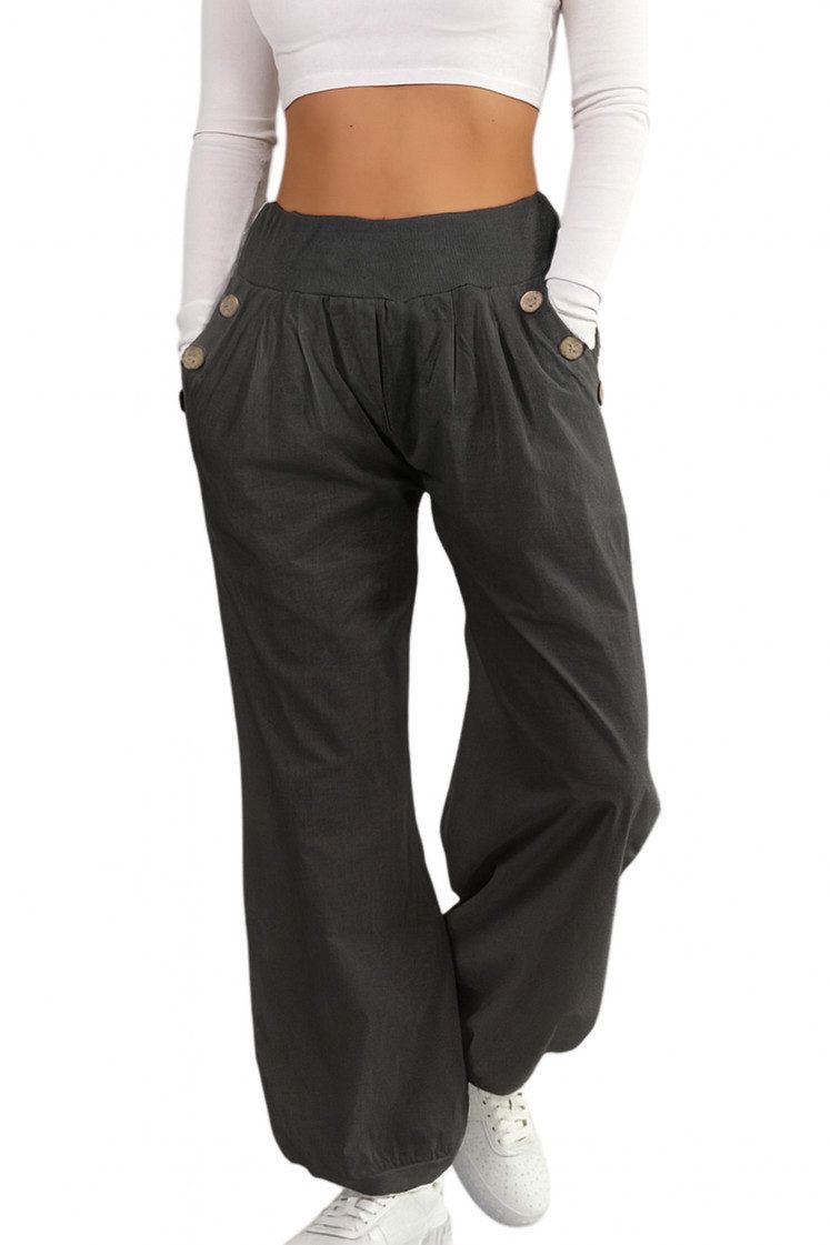 Mississhop Haremshose Damen Baumwolle Aladinhose Unifarbe Hose Sommerhose M günstig online kaufen