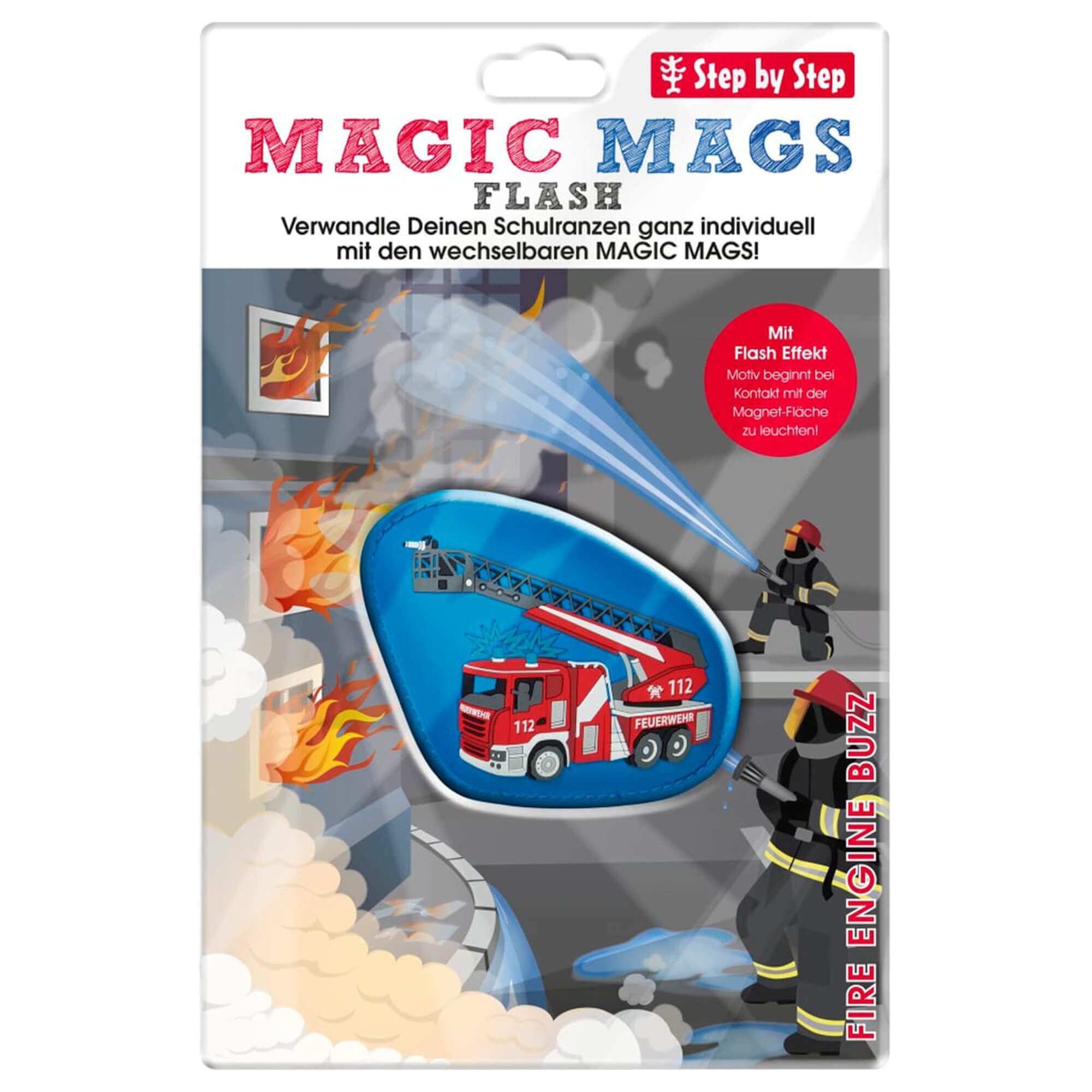 Step by Step Schulranzen Zubehör "Magic Mags" Flash (Fire Engine Buzz)