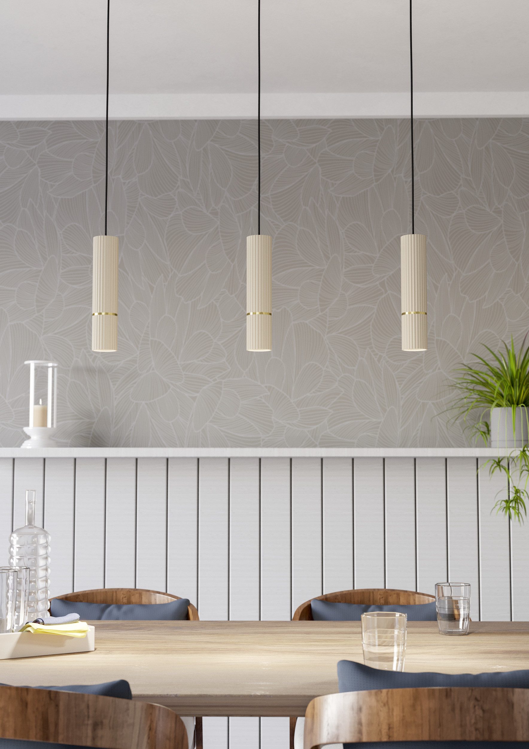 EGLO Hängeleuchte CAMINIA Pendellampe - Stahl - GU10 - 3X4,7W - IP20, Leuch günstig online kaufen
