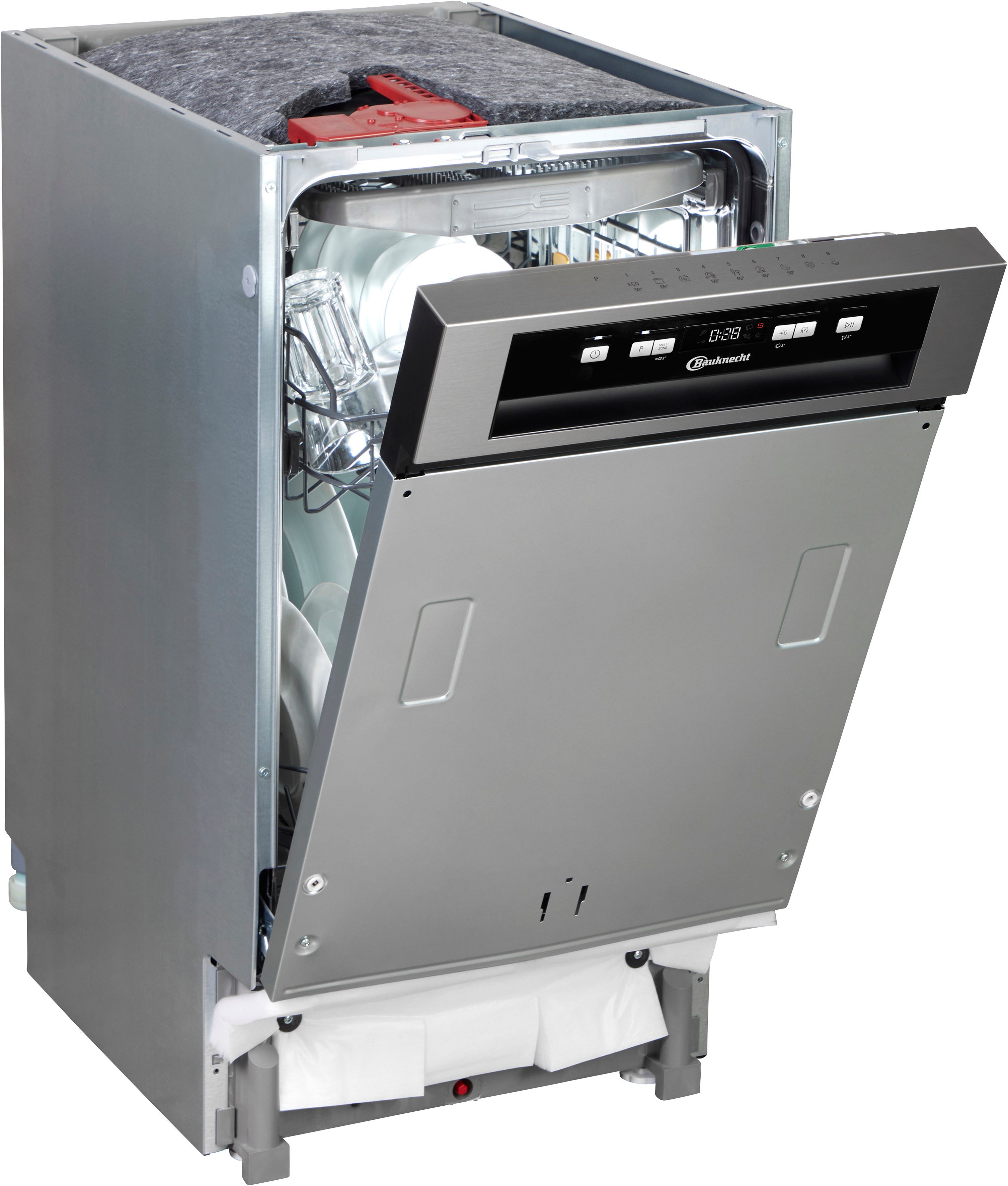 BAUKNECHT teilintegrierbarer Geschirrspüler BK4PC11BS7A0, 11 Maßgedecke, ActiveDry