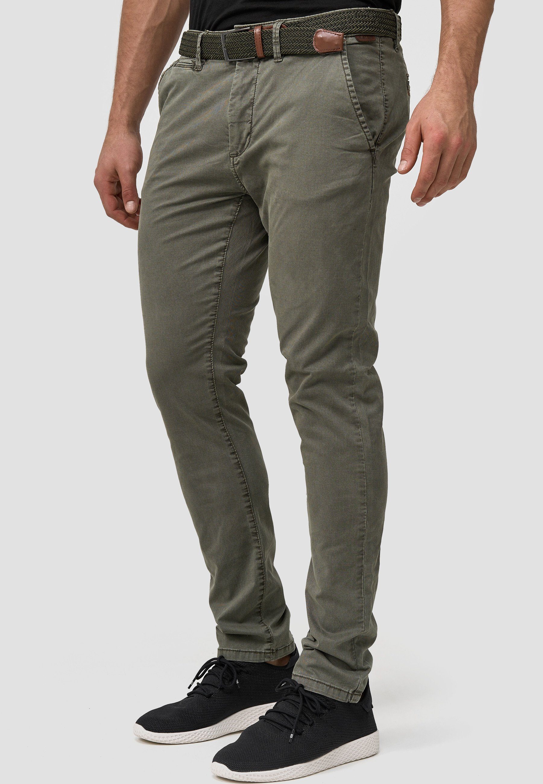 Indicode Chinohose Herren Waller Chino Hose Herrenhose
