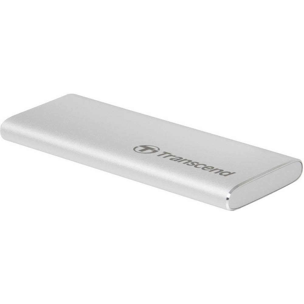 Transcend SSD 120GB USB 3.1 Gen2 Typ- C TS120GESD240C externe SSD, Metall-Gehäuse