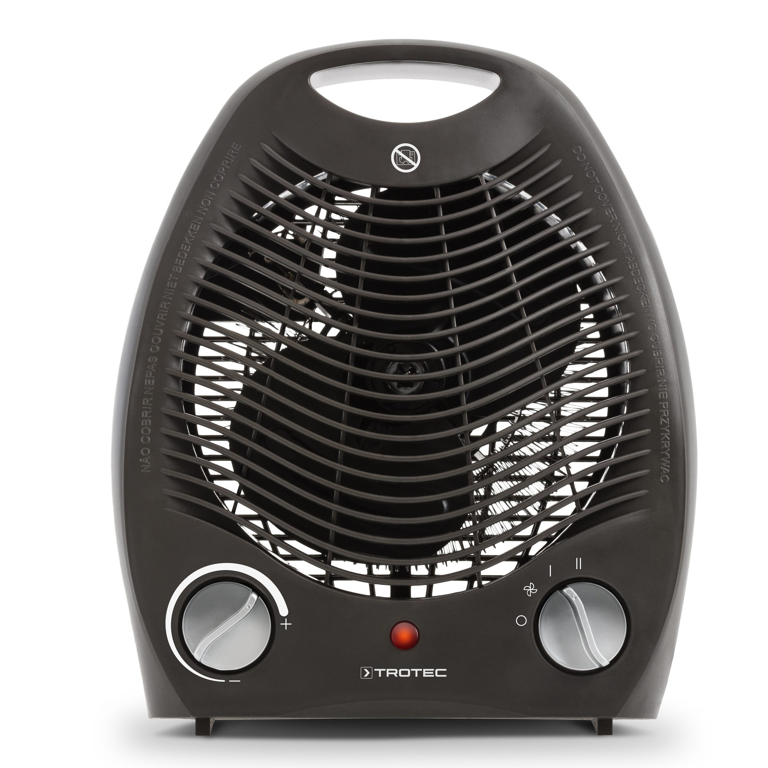 TROTEC Heizlüfter Heizlüfter TFH 20 E, mit zwei Heizstufen Ventilatorbetrieb Thermostatregler