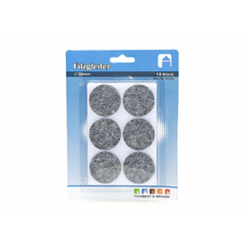 HundB Filzgleiter 12 Filzgleiter, Ø 38 mm, rund für Stühle, Tische, Möbel u günstig online kaufen