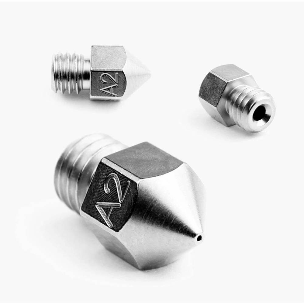 Micro-Swiss 3D-Drucker Micro Swiss Plated A2 Hardened Steel Nozzle for MK8 Hotend M2585-04