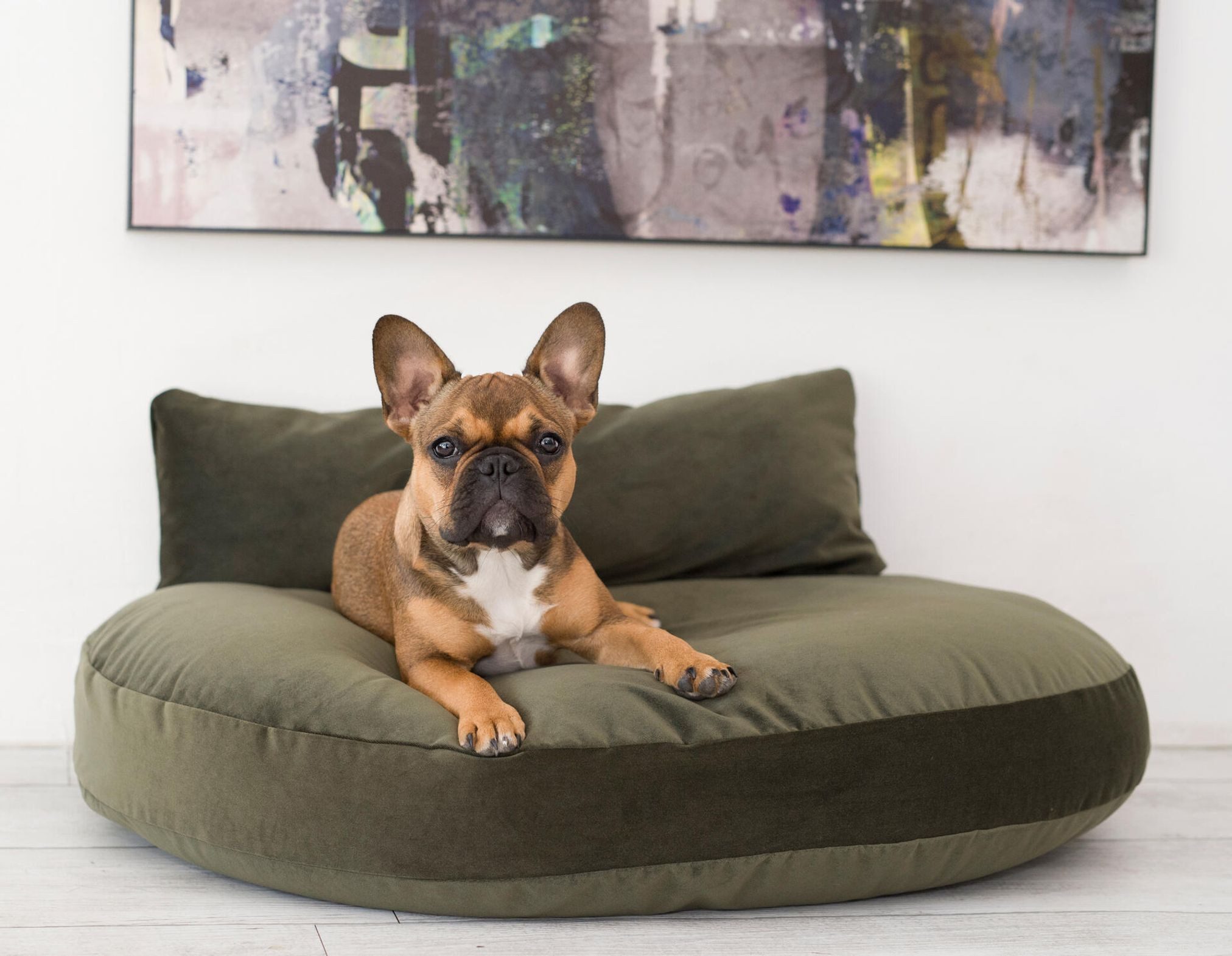 Thumbnail - Laboni Tierbett Laboni LUNA LOUNGE SET Hundebett OXFORD stilvoller Schlaf- & Ruheplatz