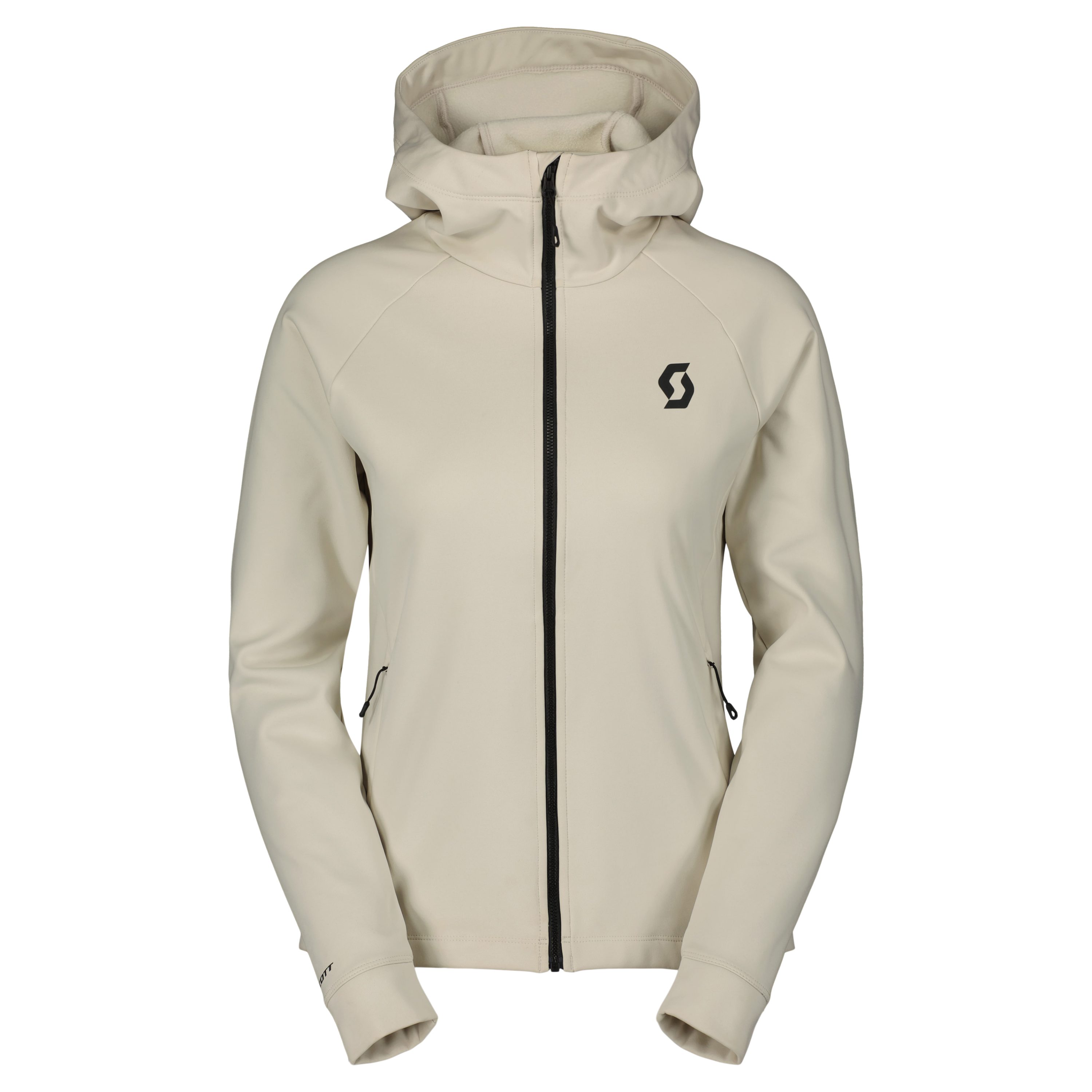 Scott Kapuzenpullover SCO Hoody W's Defined Warm Zip dust white