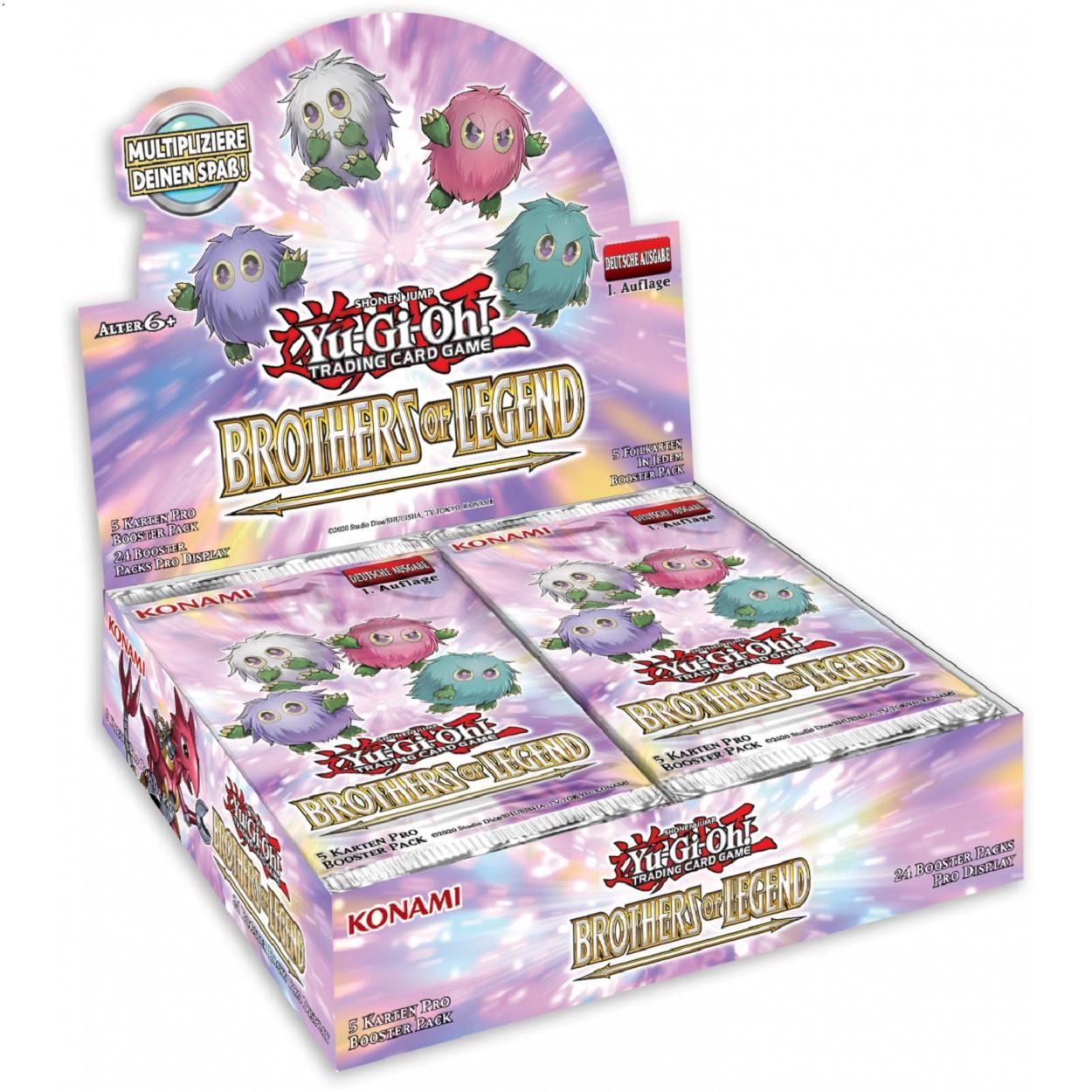 Yu-Gi-Oh Sammelkarte Yu-Gi-Oh! Brothers of Legend 24 Booster Display 1. Edition Deutsch