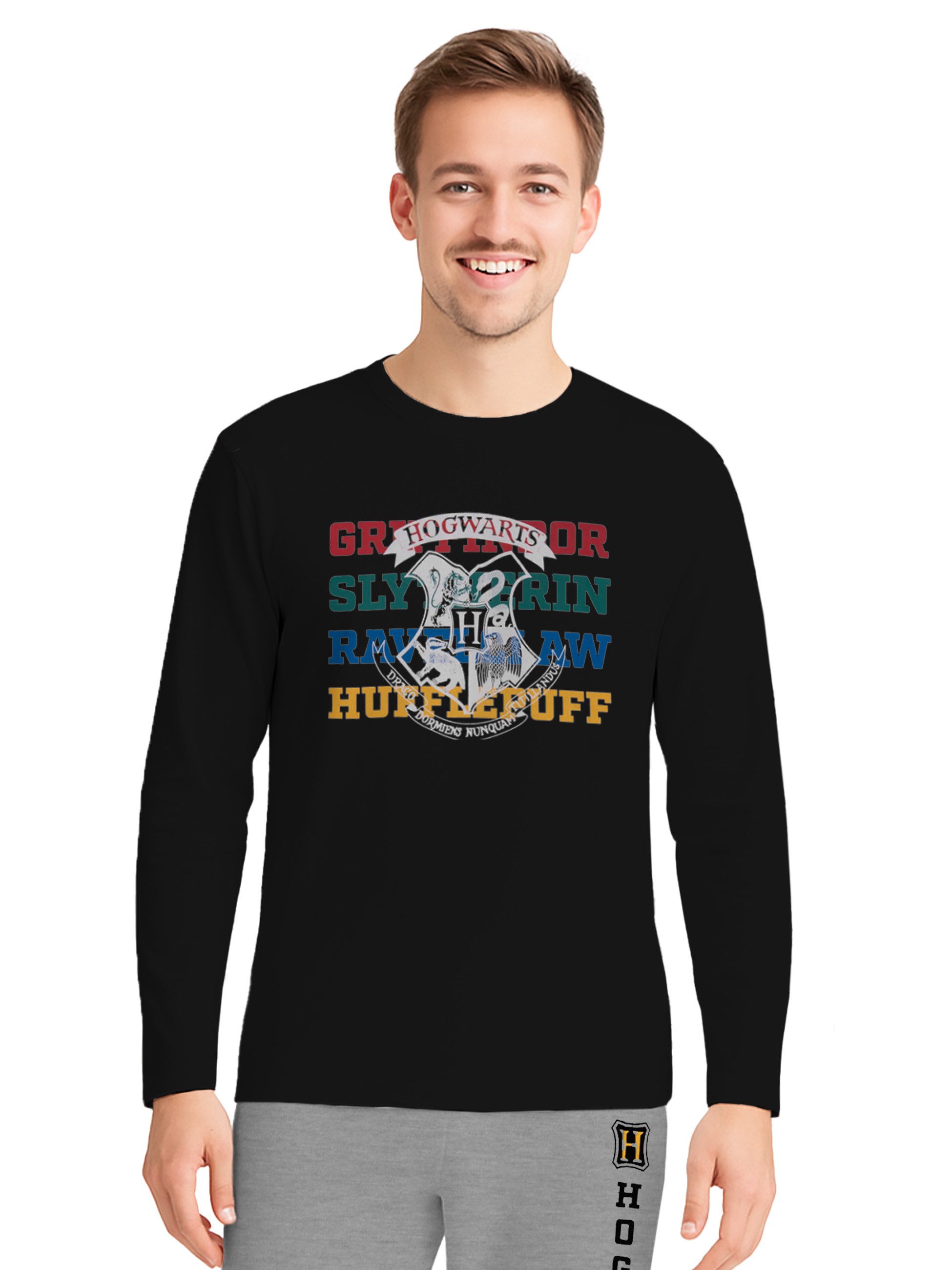 Schlafanzug Harry Potter Schlafanzug Hogwarts Pyjama Set Langarm