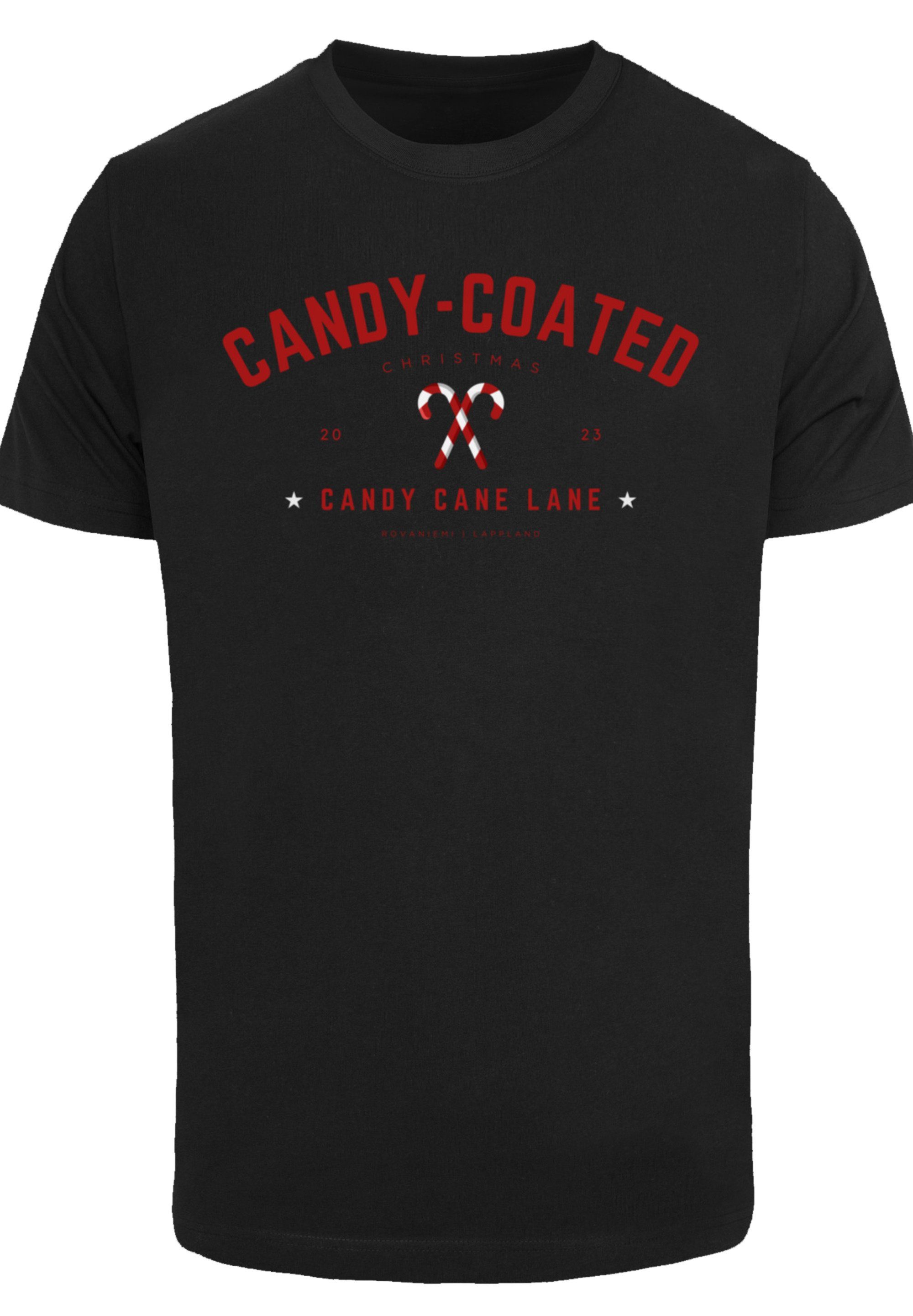 F4NT4STIC Weihnachten, T-Shirt Logo schwarz Weihnachten Geschenk, Coated Christmas Candy