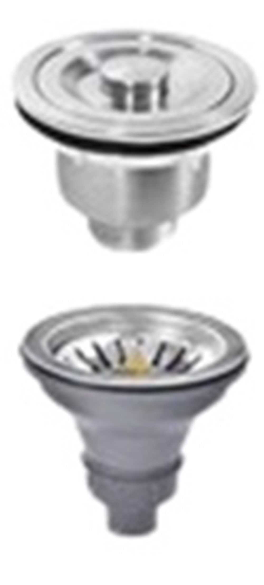 Faizee Möbel Edelstahlspüle Edelstahlspüle Titan 60x42x20cm – rechteckig – inkl. Siphon-Set – Bild 5 von 5