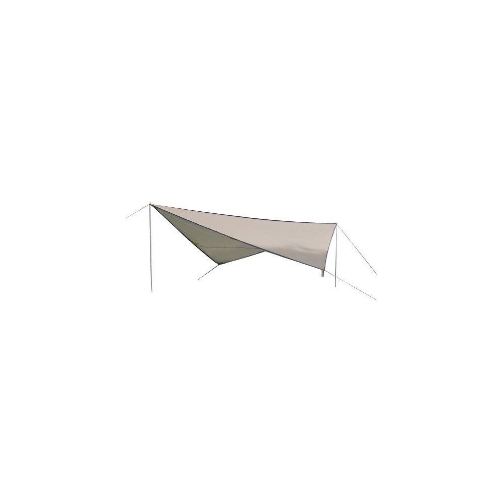 Wurfzelt High Peak Tarp 1 Sonnensegel 3m x 3m grau für Outdoor.