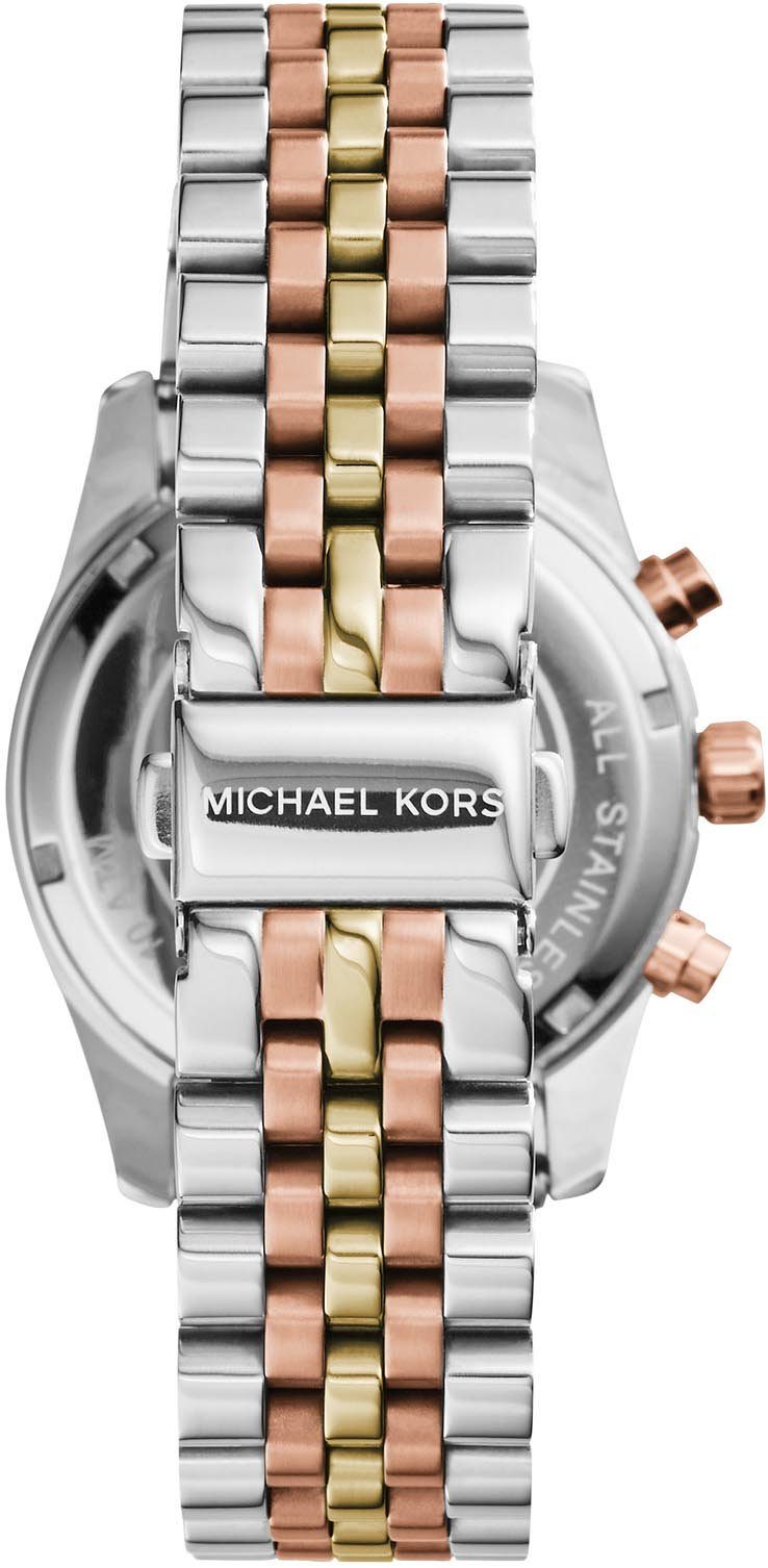 MICHAEL KORS Chronograph LEXINGTON MK5735, Quarzuhr, Armbanduhr, Damenuhr, Stoppfunktion, Edelstahlarmband