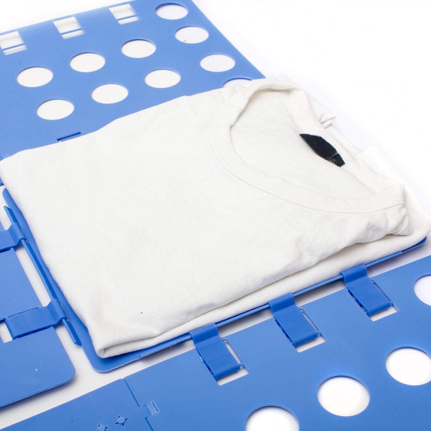 Goods+Gadgets Faltbox Profi Wäschefalter – Wäsche Faltbrett Hemden & Pullover (Falthilfe), Wäsche-Faltbrett Hemdenfalter